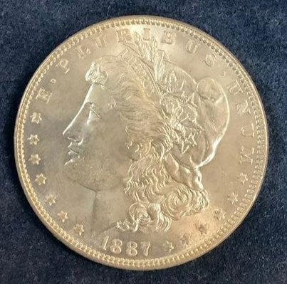 1887 Uncirculated 1 Dollar Coin (1 of 1)