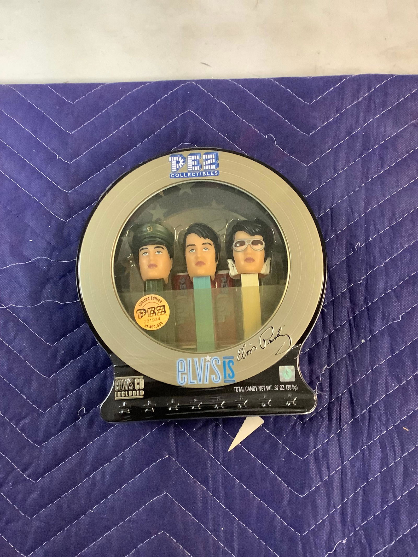 Sealed elvis IS PEZ collectibles with elvis CD (1 of 1)