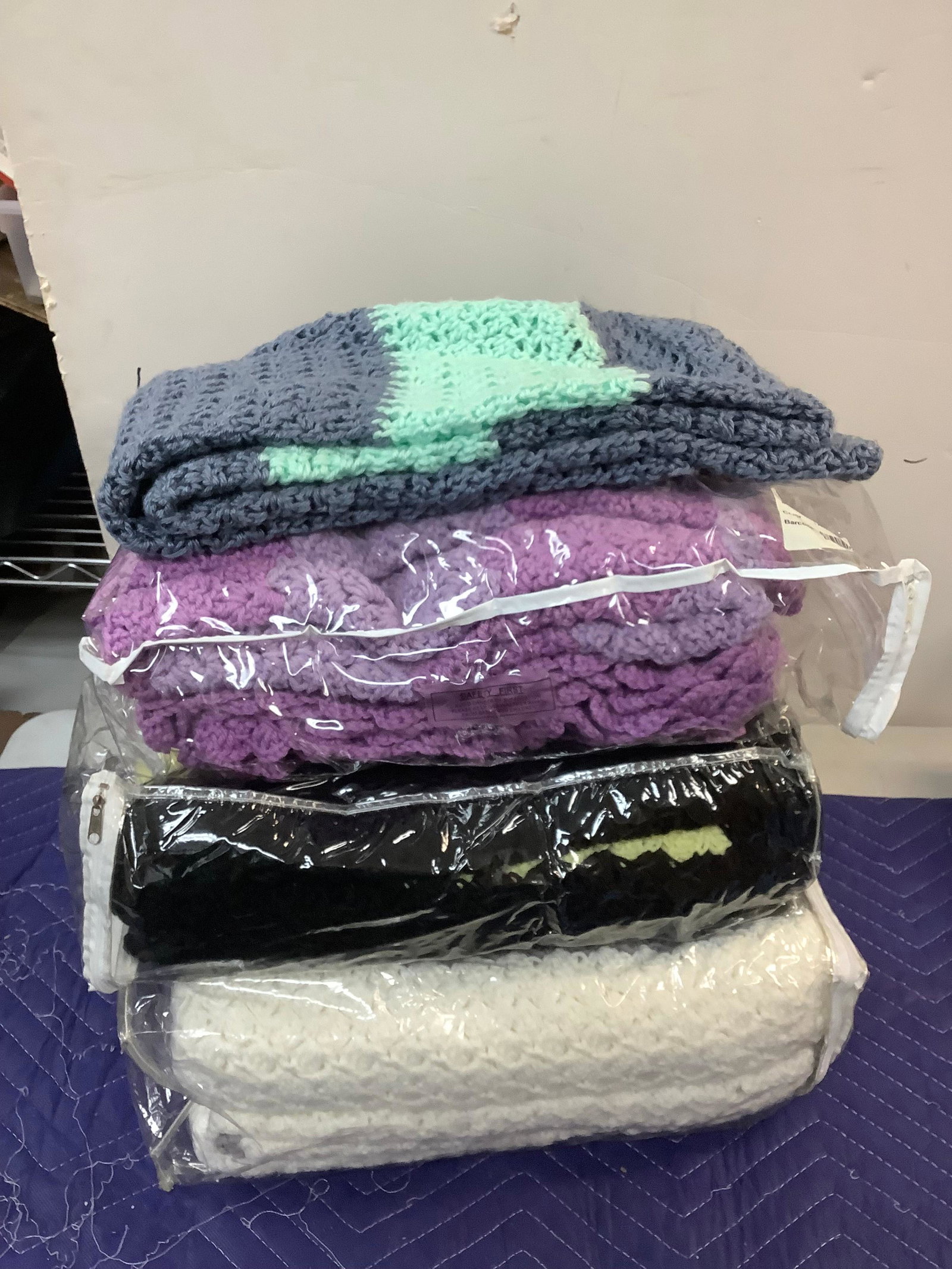 Lot of Knitted blankets: Lot of Knitted blankets