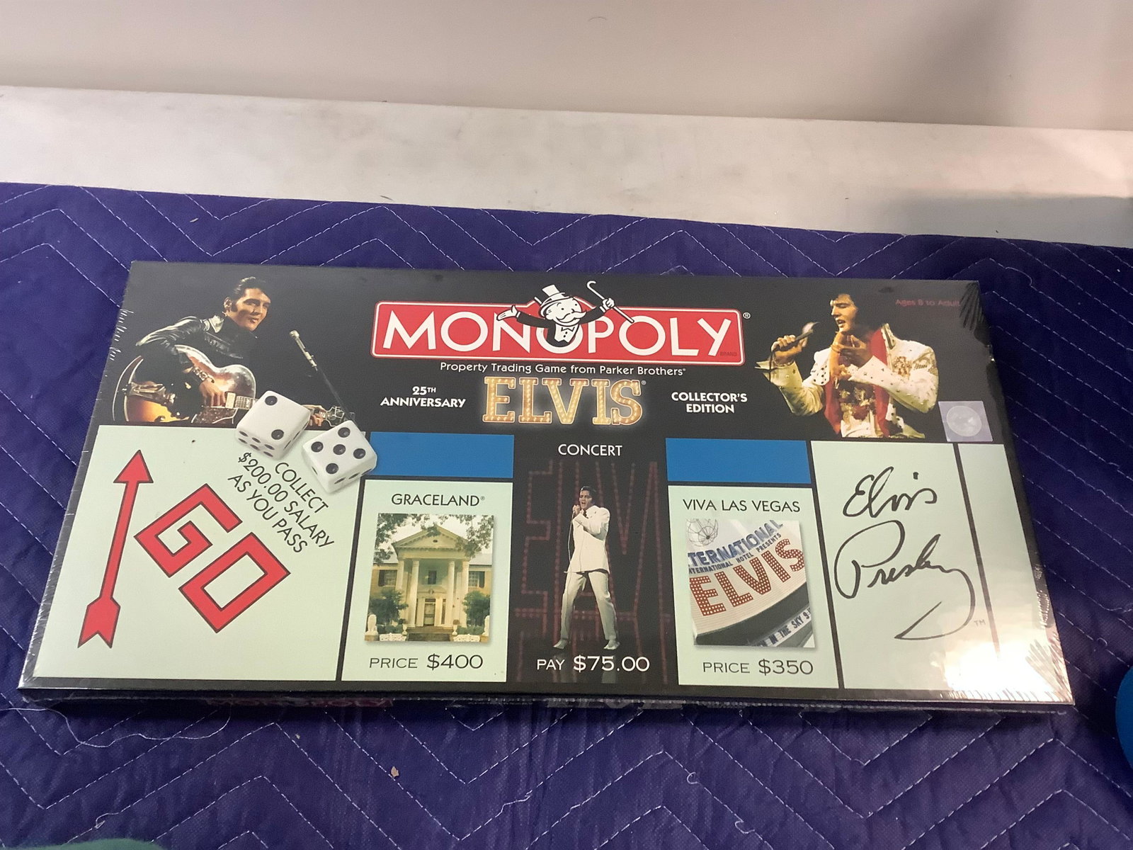 Sealed 25th anniversary Elvis monopoly collected edition: Sealed 25th anniversary Elvis monopoly collected edition