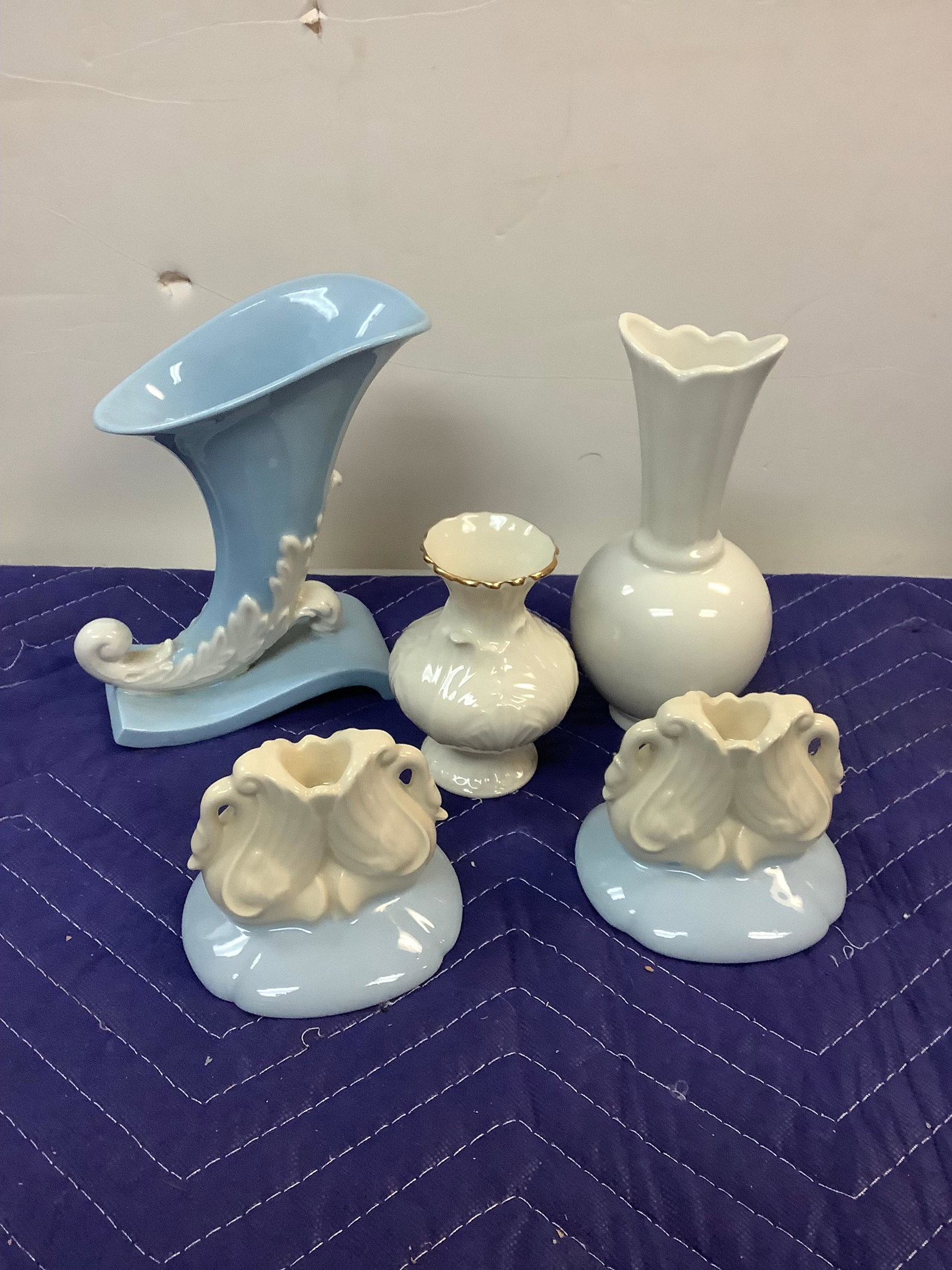 lenox vase, swan candle holders, and more 7 inch: lenox vase, swan candle holders, and more 7 inch