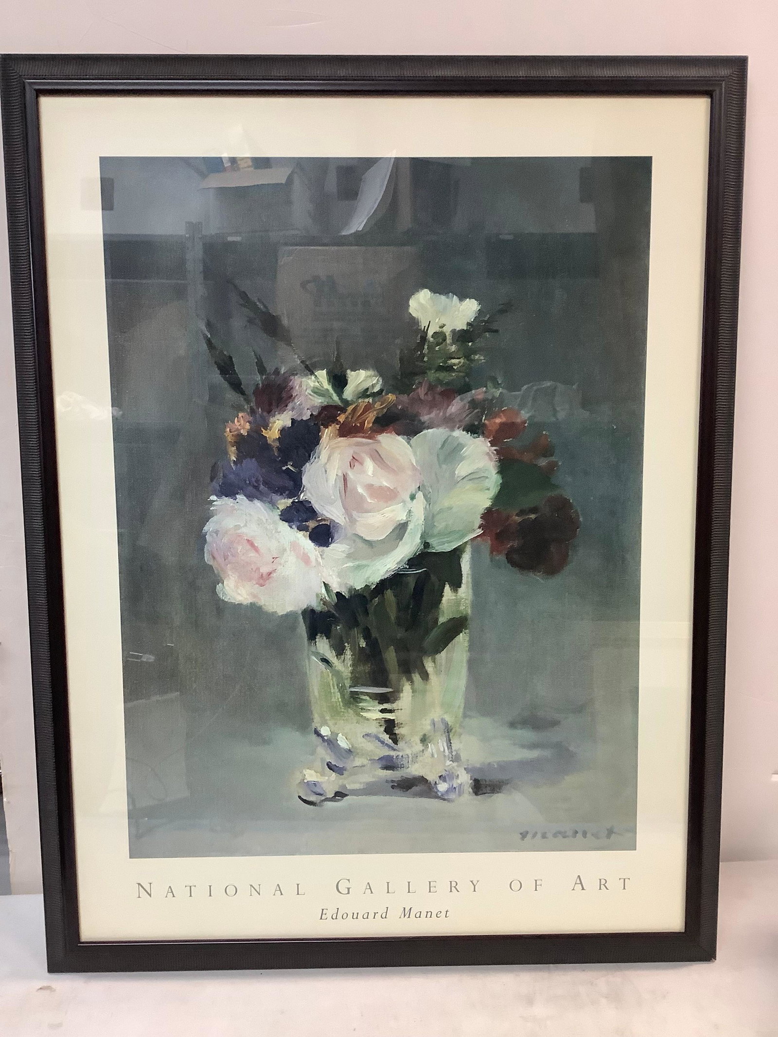 Framed National gallery of art painting Edouard Manet 31.5x 24 in.: Framed National gallery of art painting Edouard Manet 31.5x 24 in.