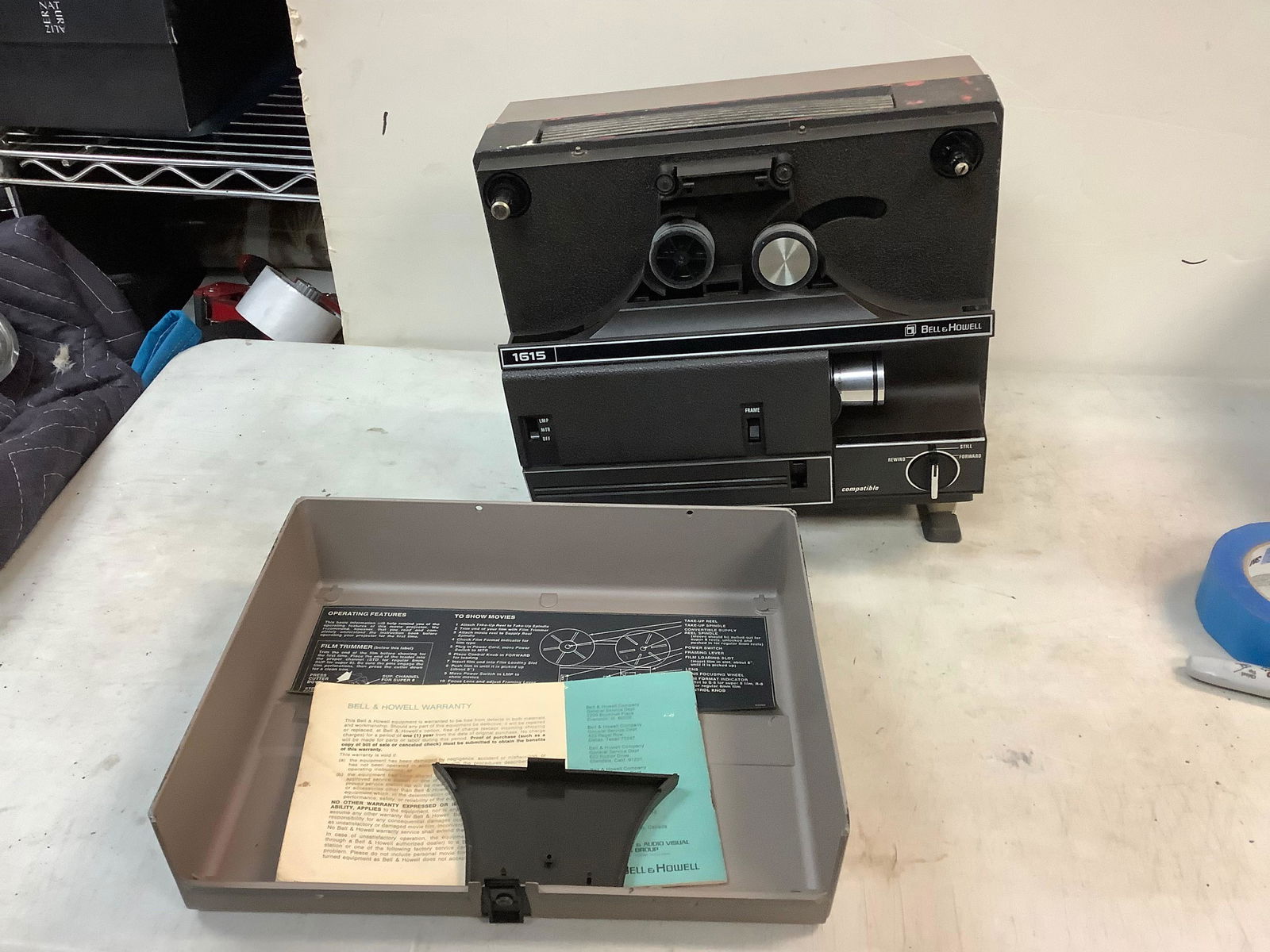 Bell and Howell company projector: Bell and Howell company projector