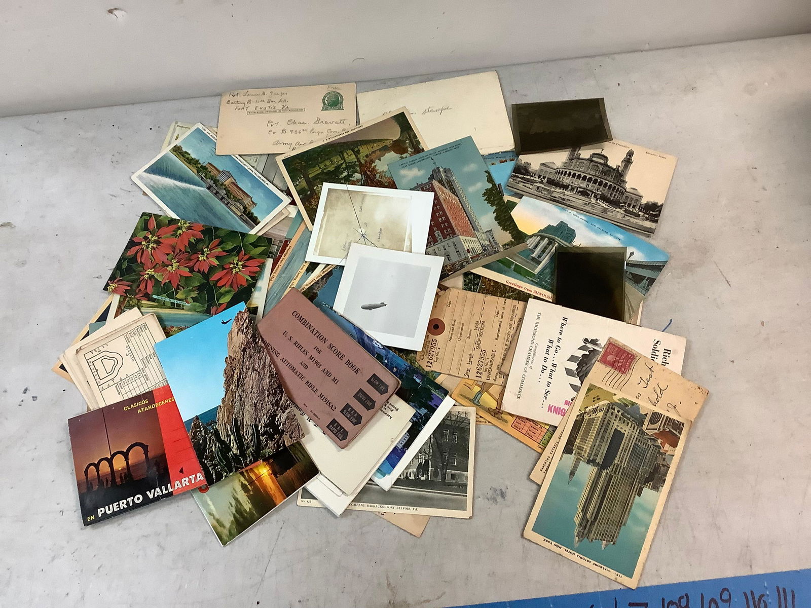 Lot of Vintage Postcards, Pictures, Letters and More (1 of 1)