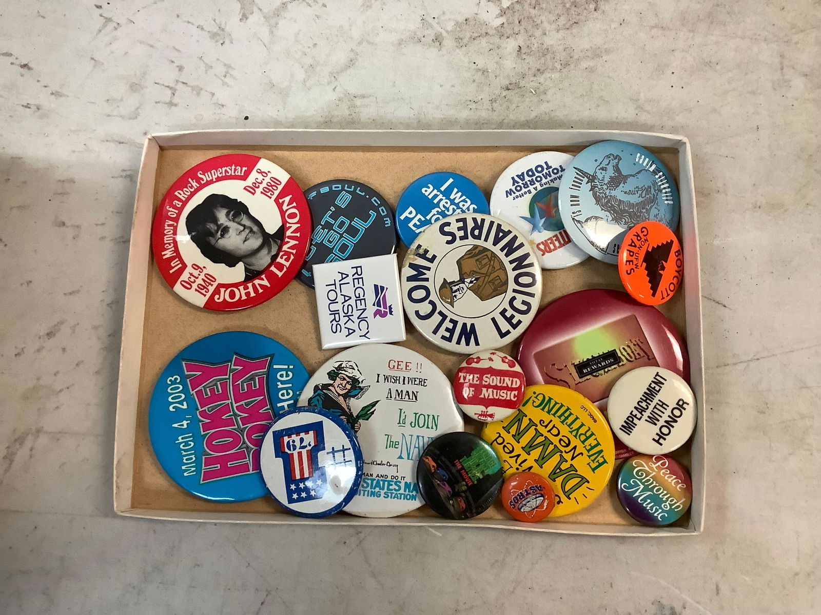 John Lennon and Other Pinback Buttons (1 of 1)