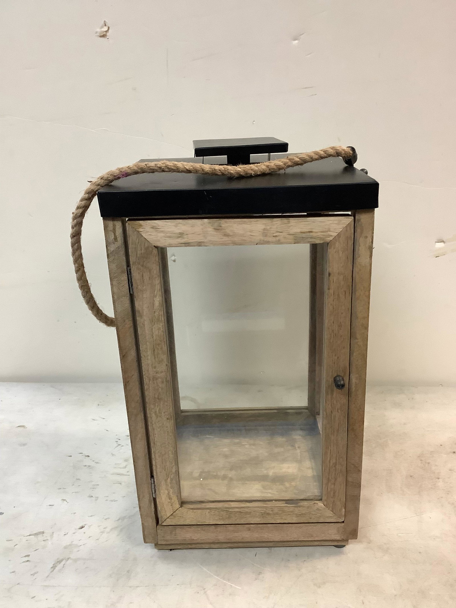 Mikasa Mango Wood Lantern 15.5x9: Mikasa Mango Wood Lantern 15.5x9
