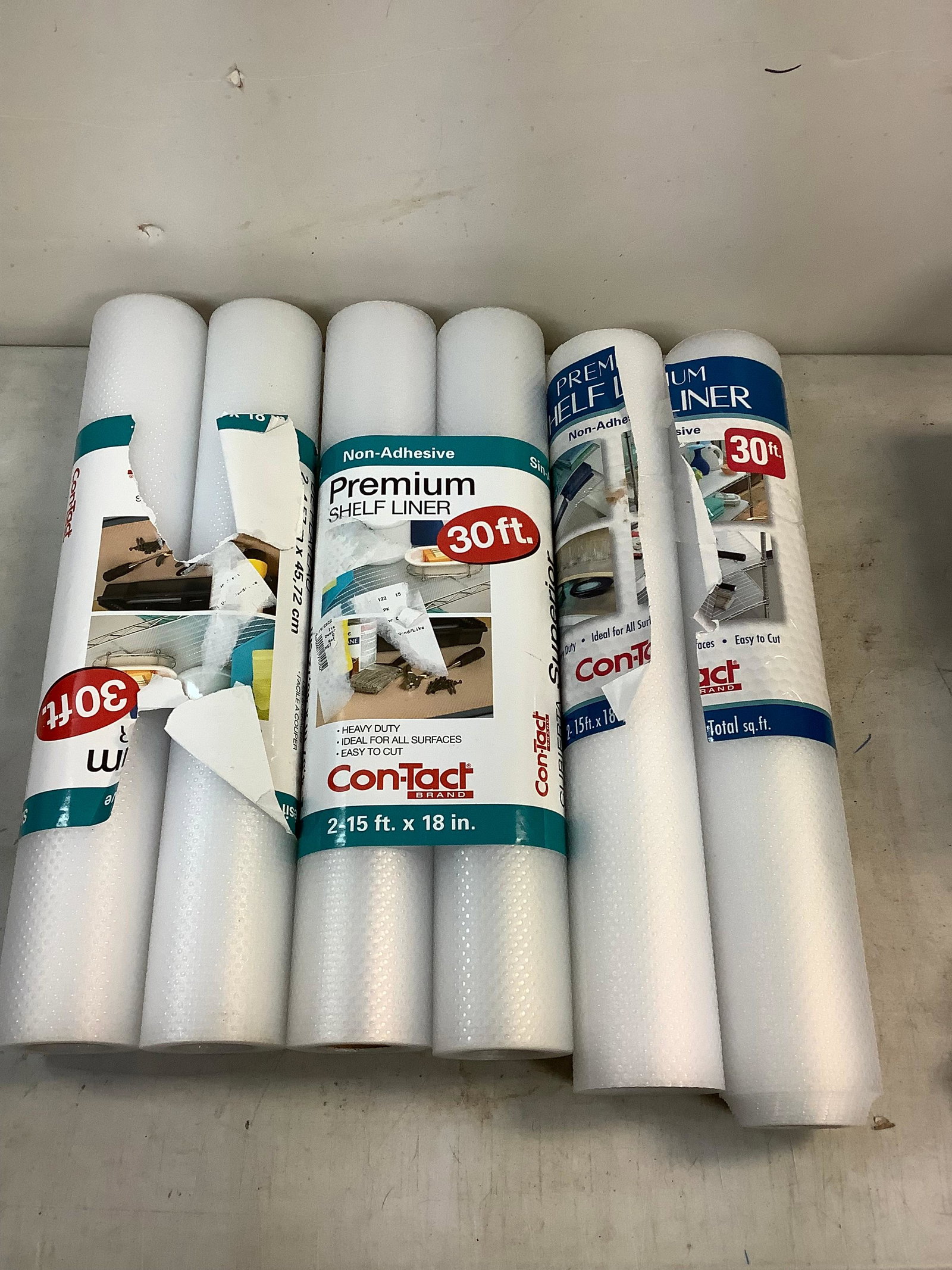 Con-Tact brand 30 ft Premium shelf liner Two- 15ft. x 18 in.: Con-Tact brand 30 ft Premium shelf liner Two- 15ft. x 18 in.