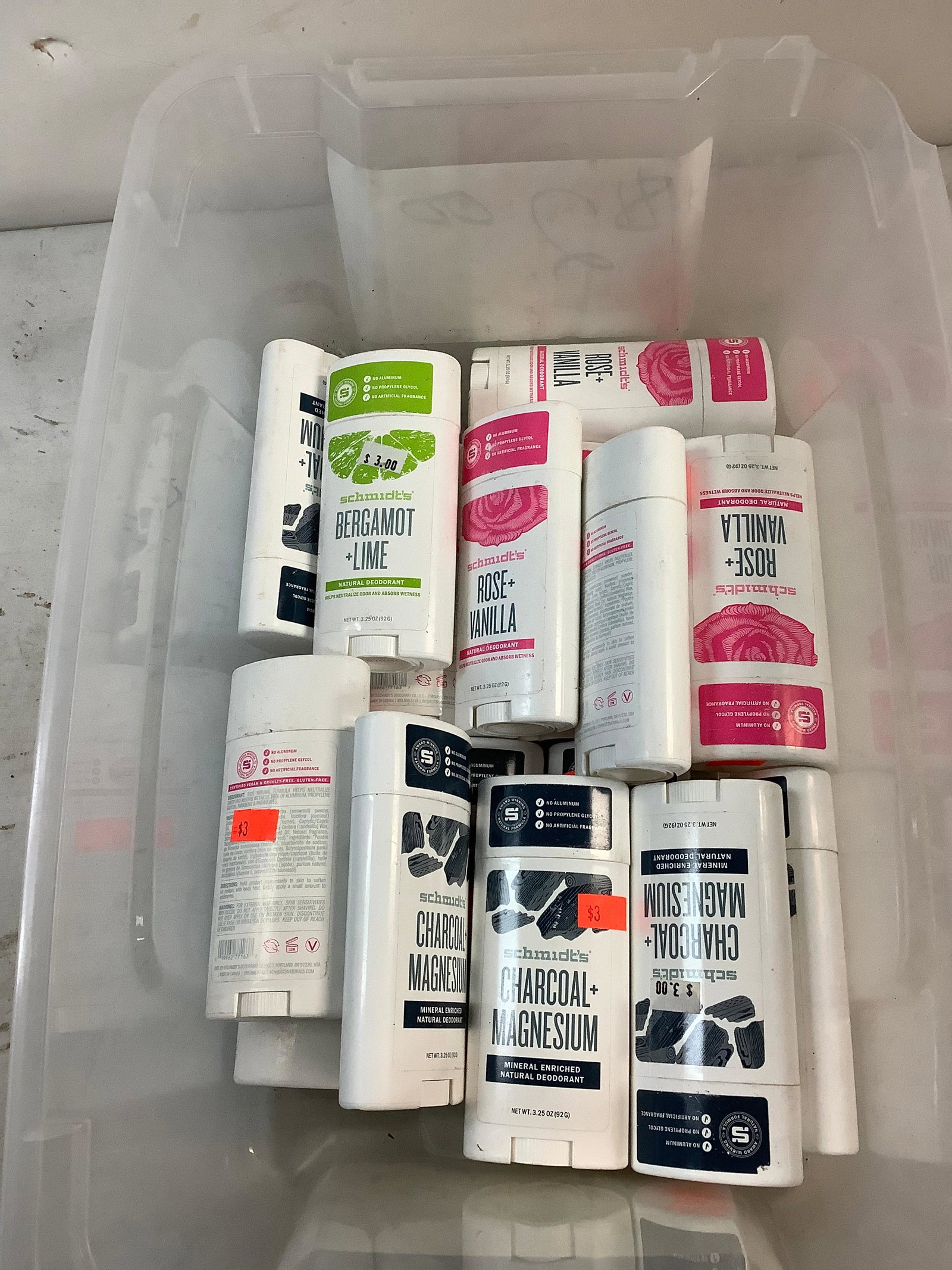 Lot of Schmidt's Natural Deodorants: Lot of Schmidt's Natural Deodorants