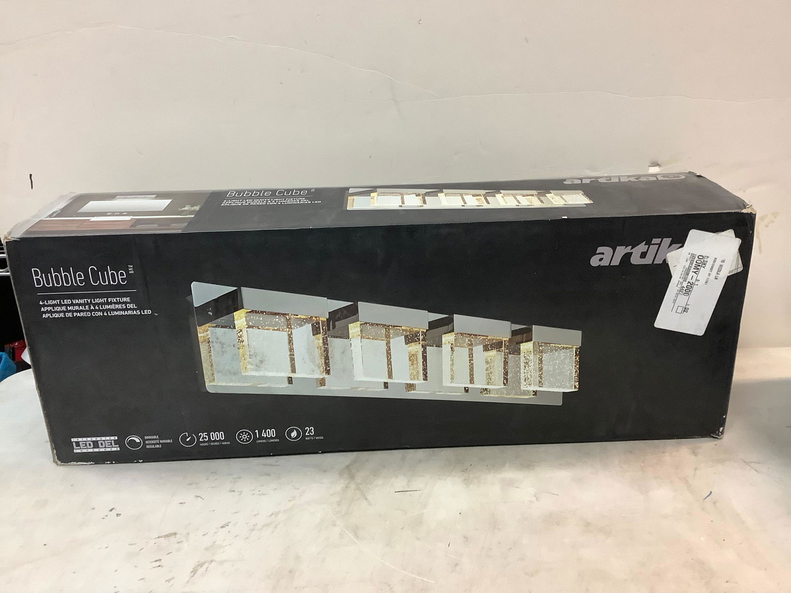 New Artika Bubble Cube  4 Light Vanity Light Fixture (1 of 1)
