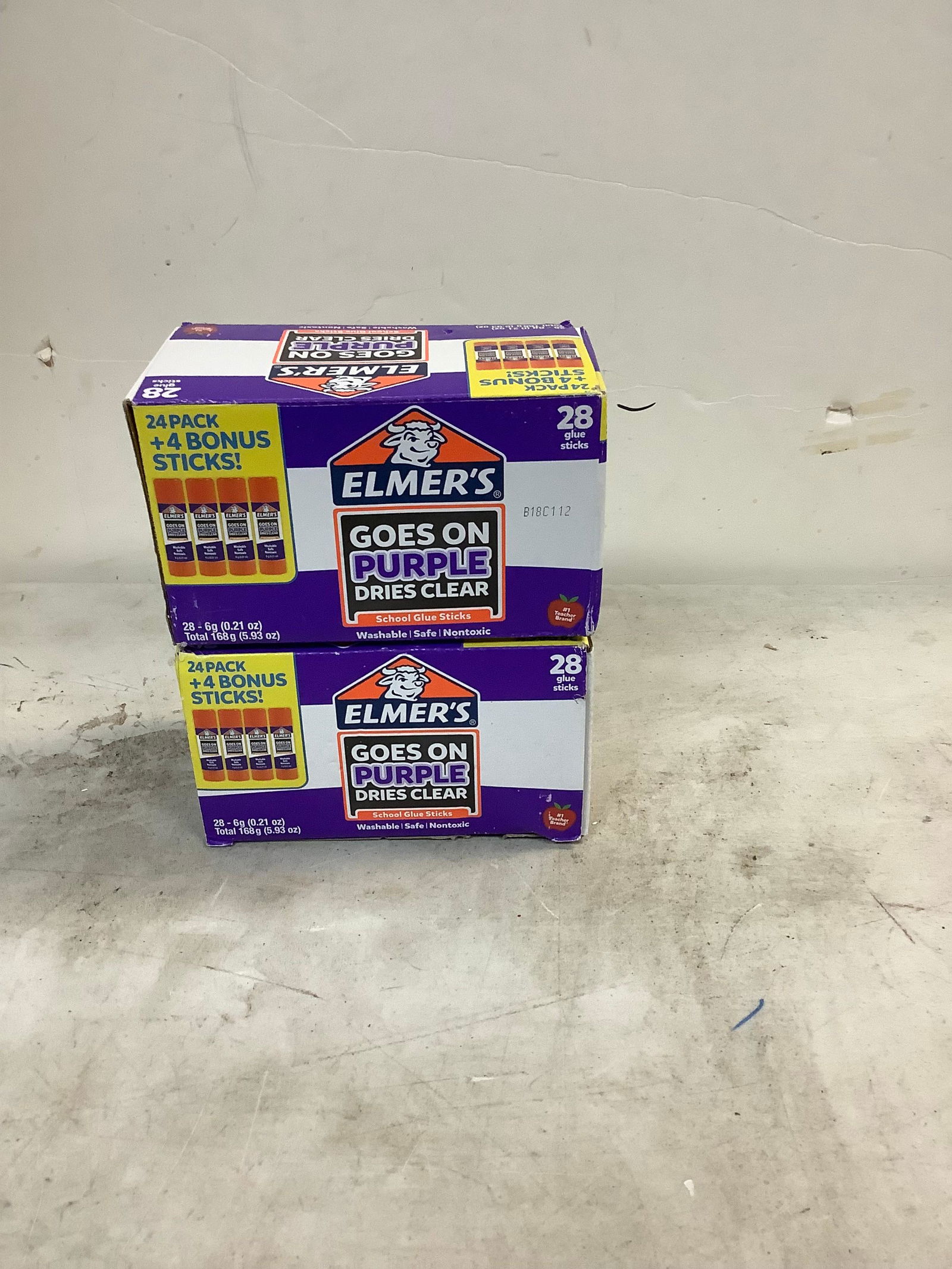 Lot of 2 New Boxes of Elmer's Glue Sticks 28 Per Box (1 of 1)
