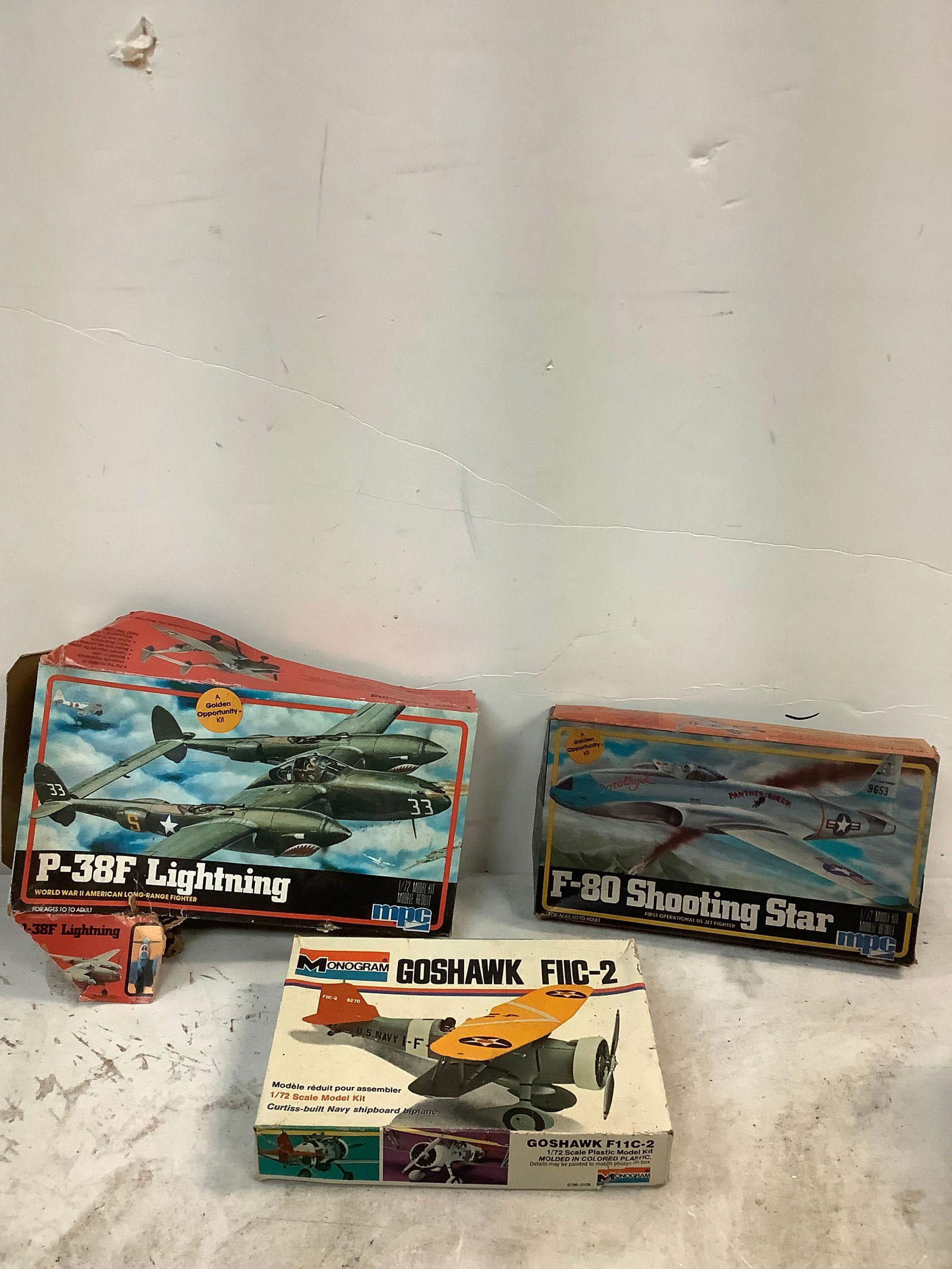 lot of three plane models Monogram and more (1 of 1)