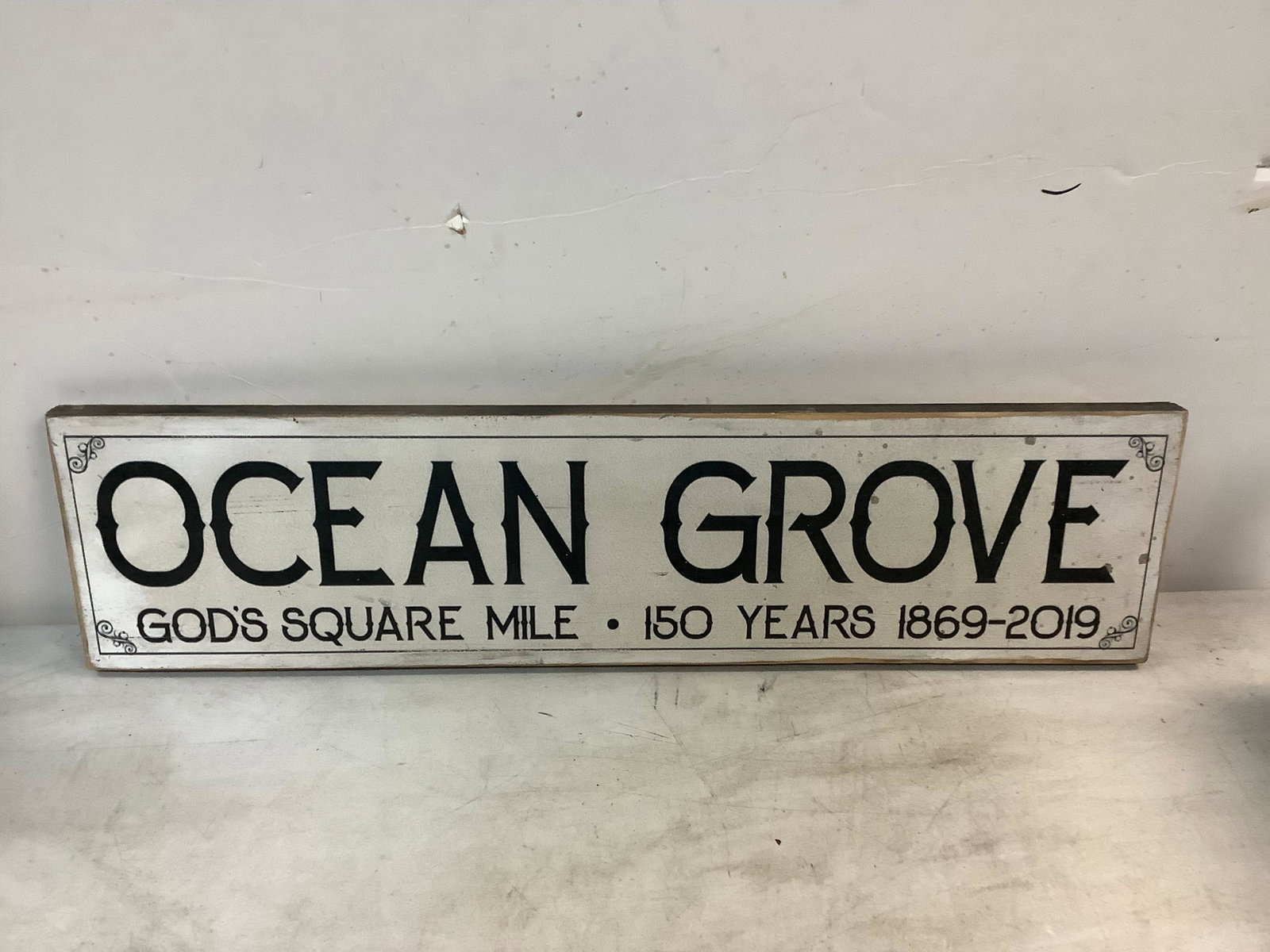 Ocean grove wall plaque: Ocean grove wall plaque