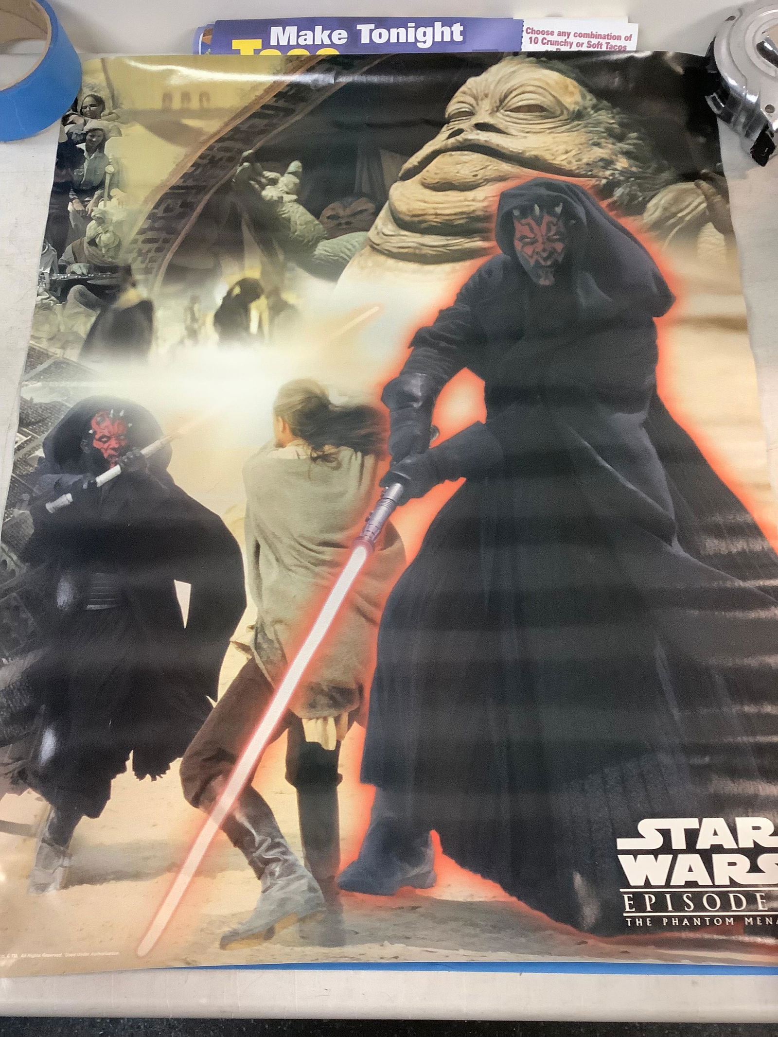 Original Star Wars Poster Giving Out By Taco Bell (1 of 1)