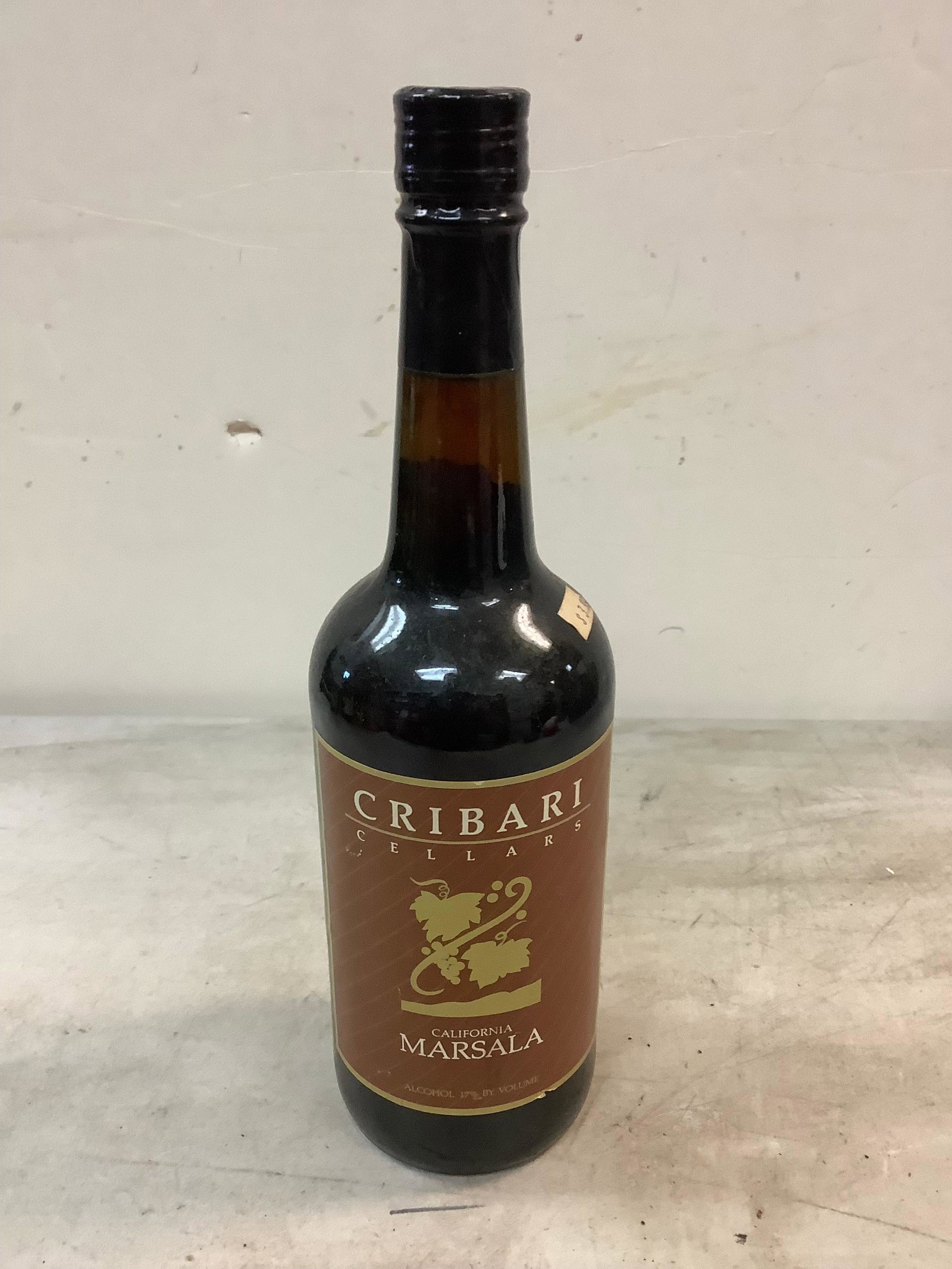 CRIBARI CELLARS CALIFORNIA MARSALA sealed: CRIBARI CELLARS CALIFORNIA MARSALA sealed