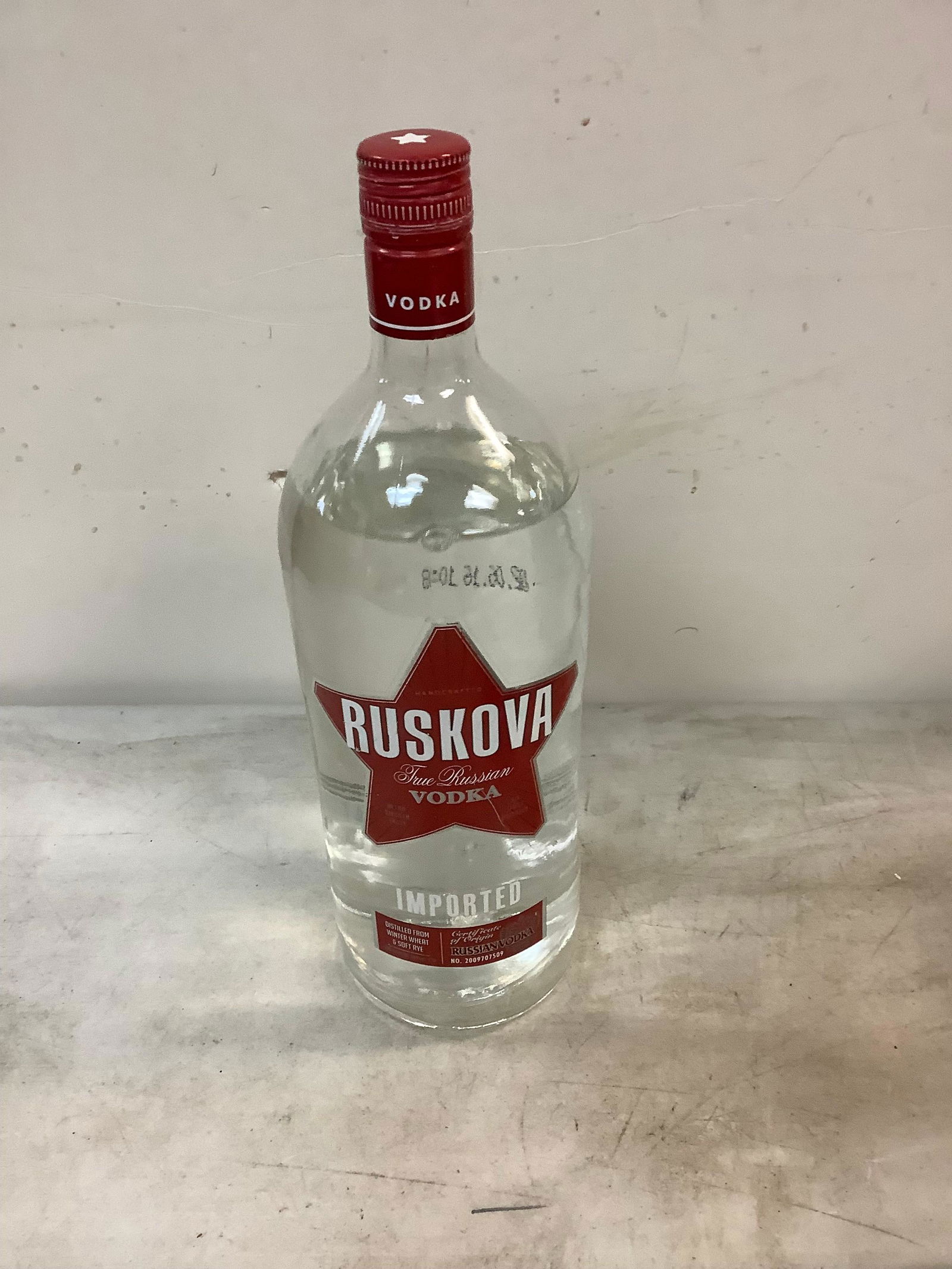 Sealed Rusakova True Russian Vodka 1.75 Liters (1 of 1)