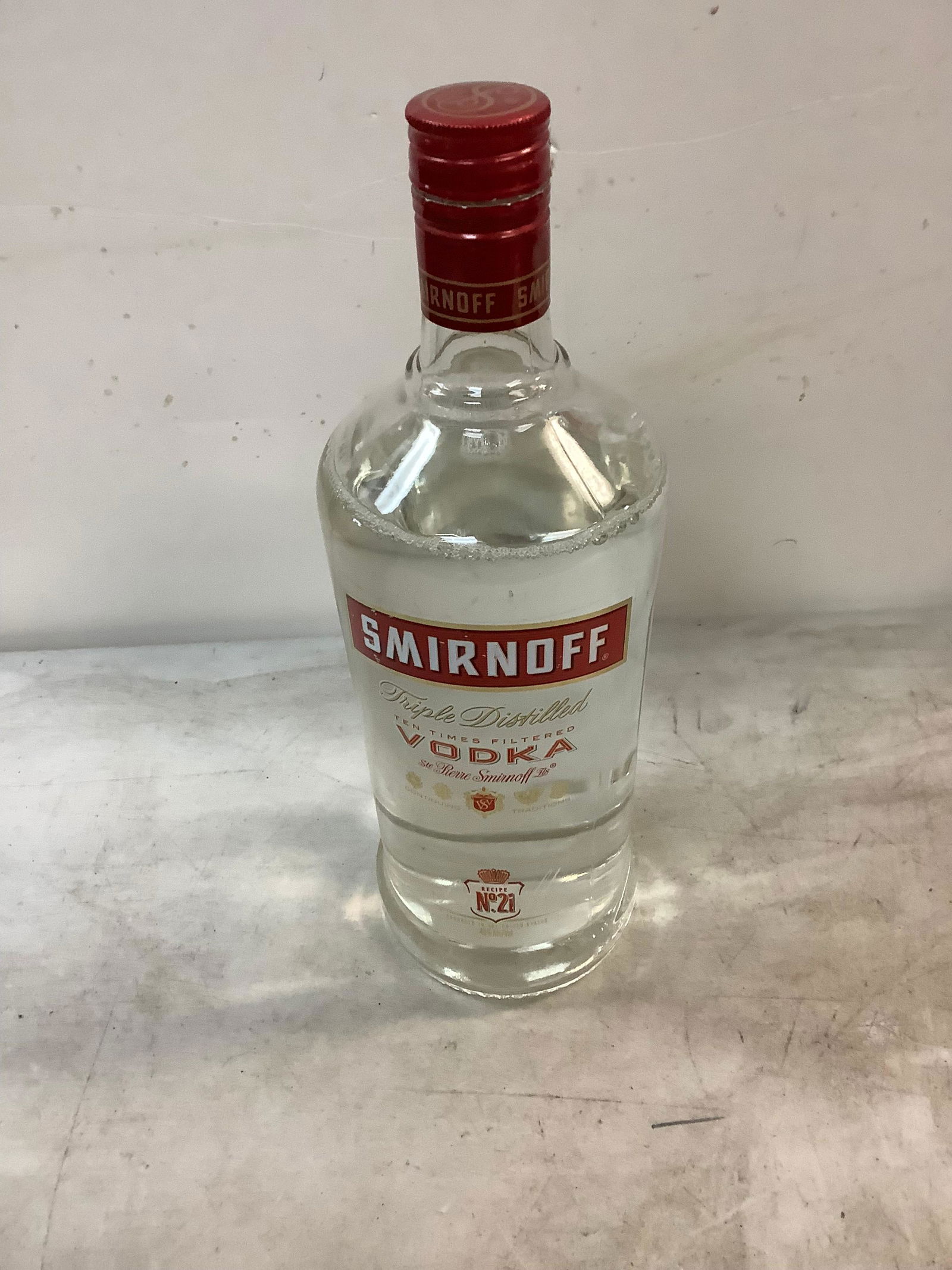 Sealed Smirnoff Triple Distilled  Vodka (1 of 1)