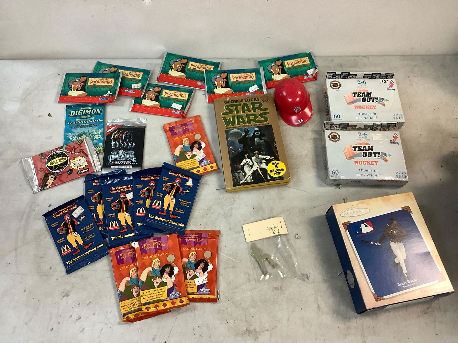 lot of vintage collectible cards, star wars book, and more (1 of 1)