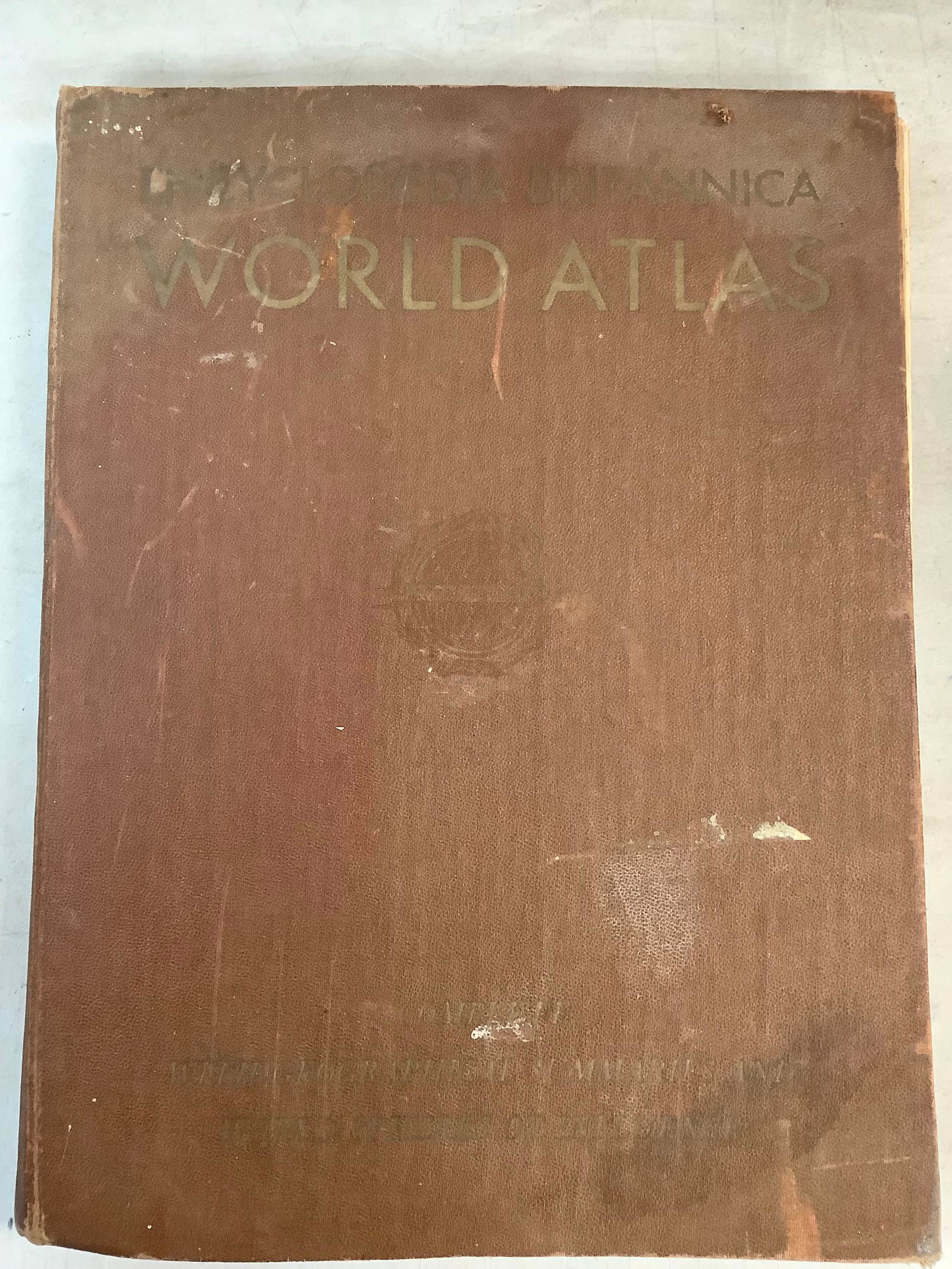 1945 ENCYCLOPEDIA BRITANNICA WORLD ATLAS: 1945 ENCYCLOPEDIA BRITANNICA WORLD ATLAS