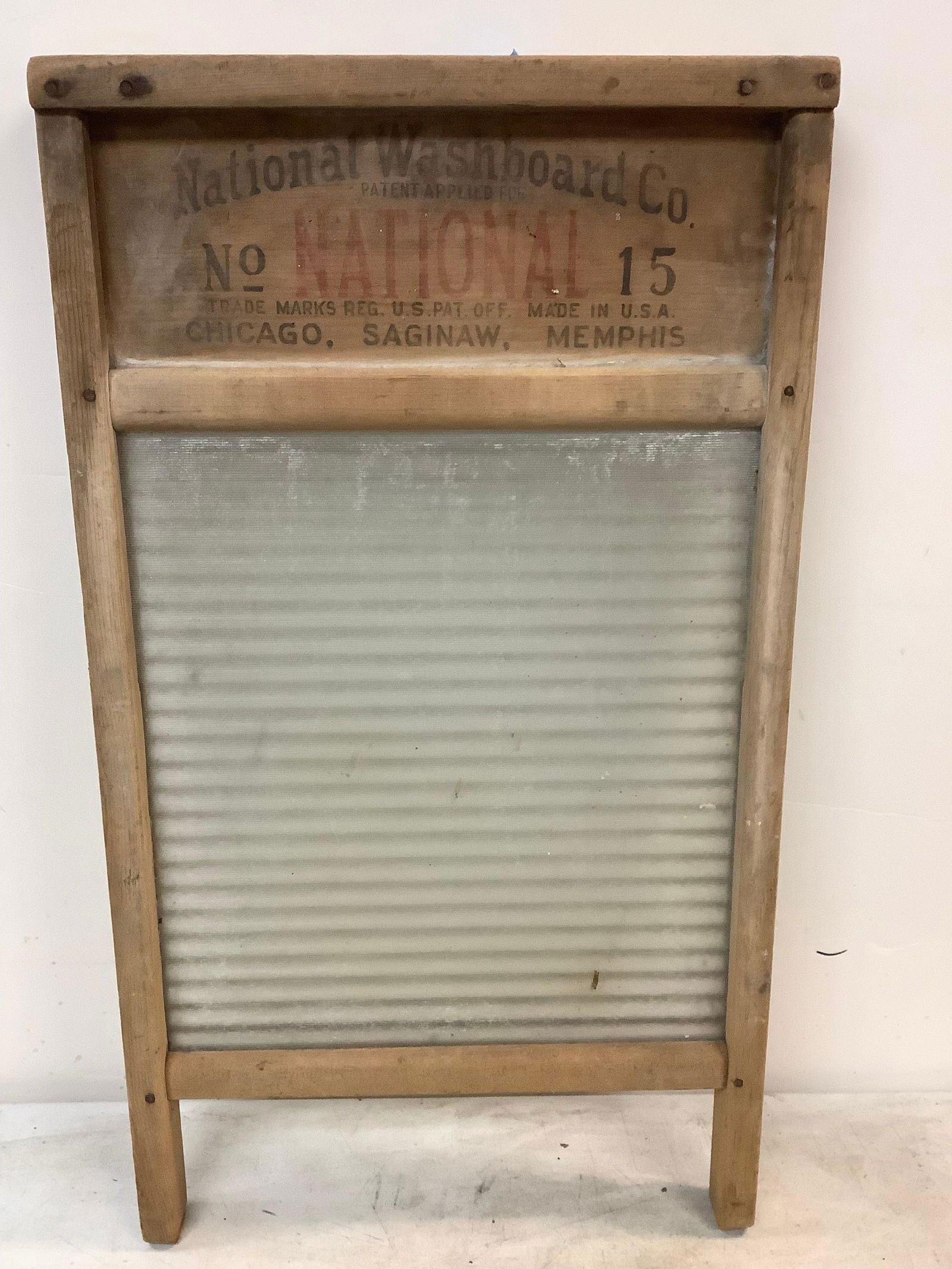 Vintage National Washboard CO. NO.725 24in X 12in (1 of 1)