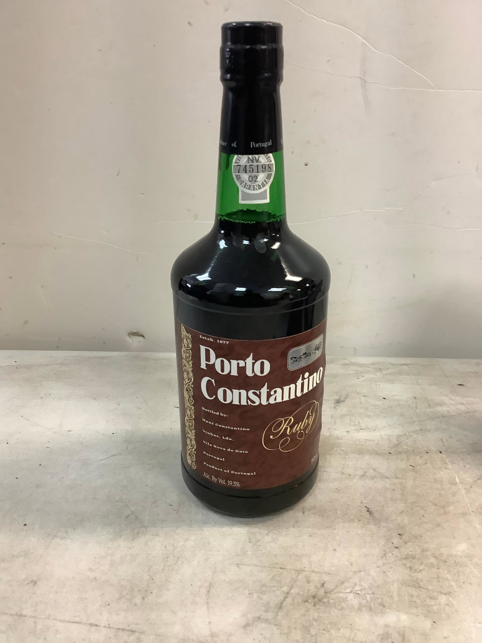 Sealed Porto Constantino Ruby 750ml: Sealed Porto Constantino Ruby 750ml