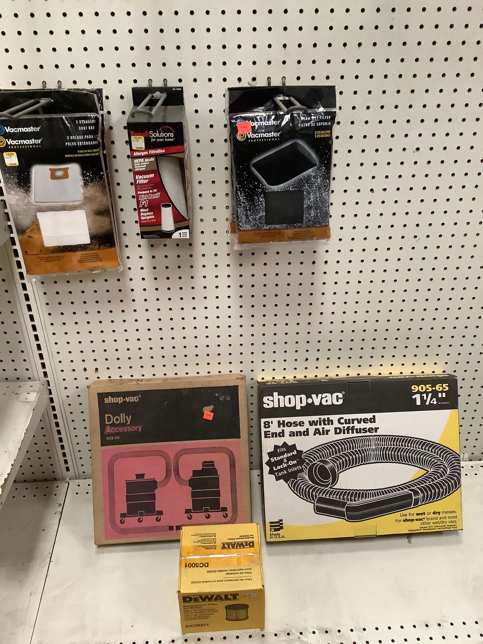 Lot of New Shop Vac Hose, Shop Vac Dolly Accessory and More (1 of 1)