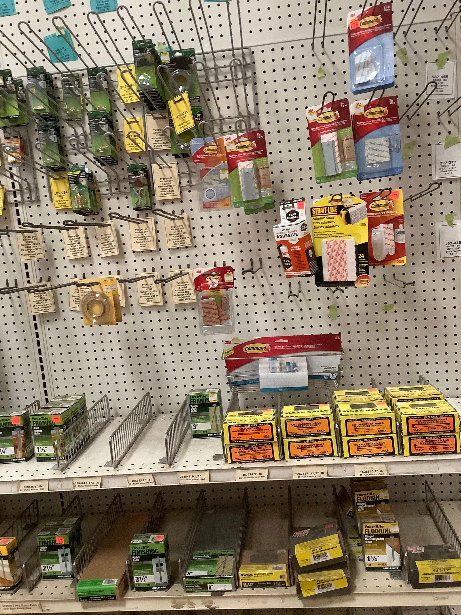 Lot of New Joint Hanger Nails, Brass Wire, picture hangers and more (1 of 1)