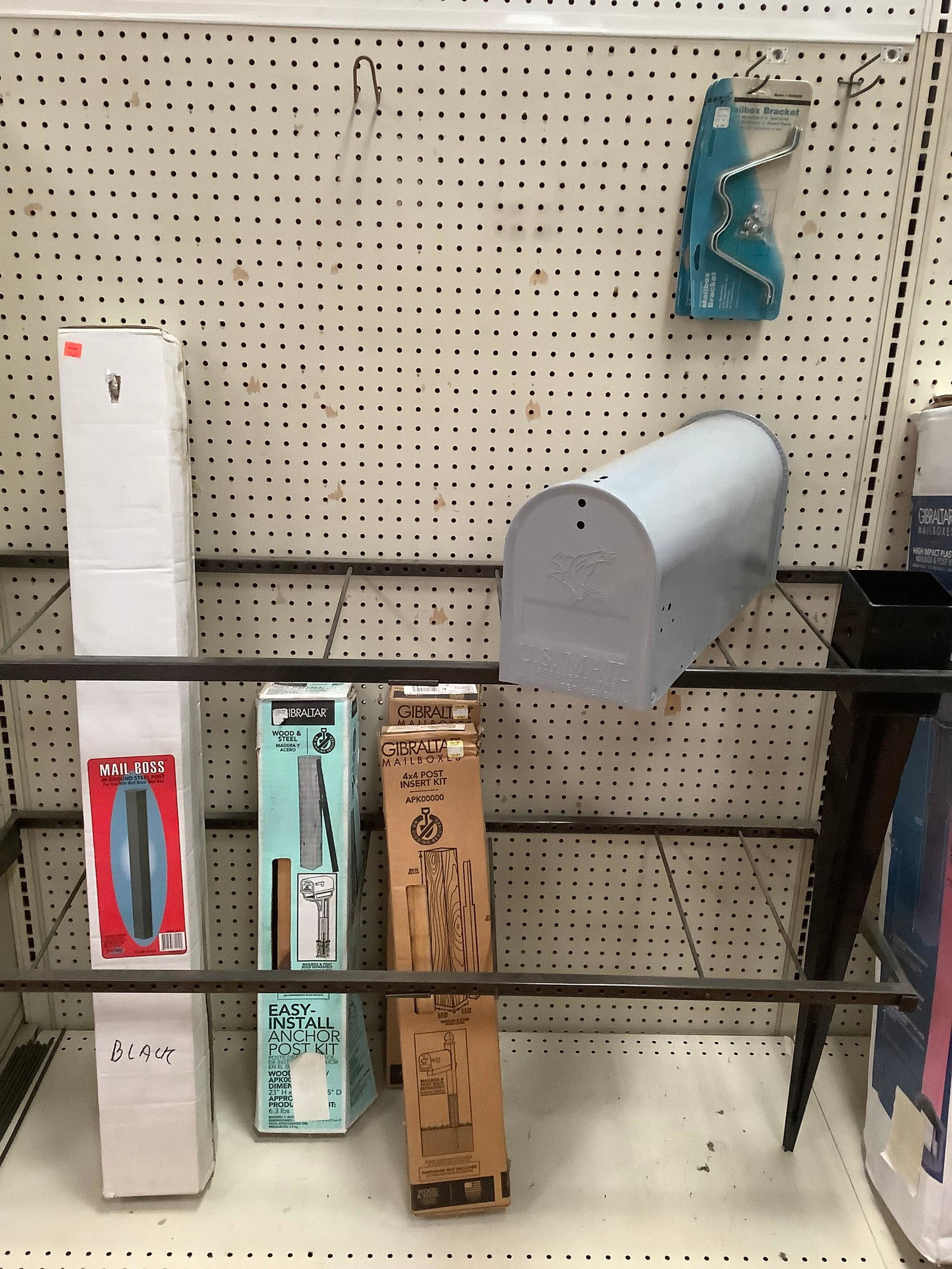 New Mail box and Steel & Wood Post: New Mail box and Steel & Wood Post