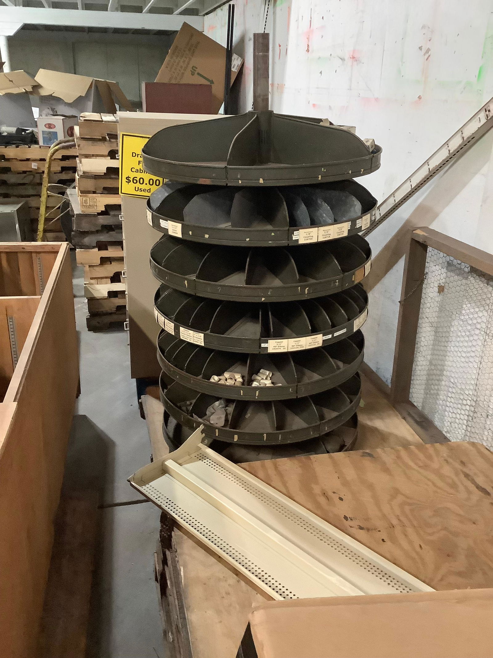 Nut and bolt bin/organizer 70in.tall (1 of 1)