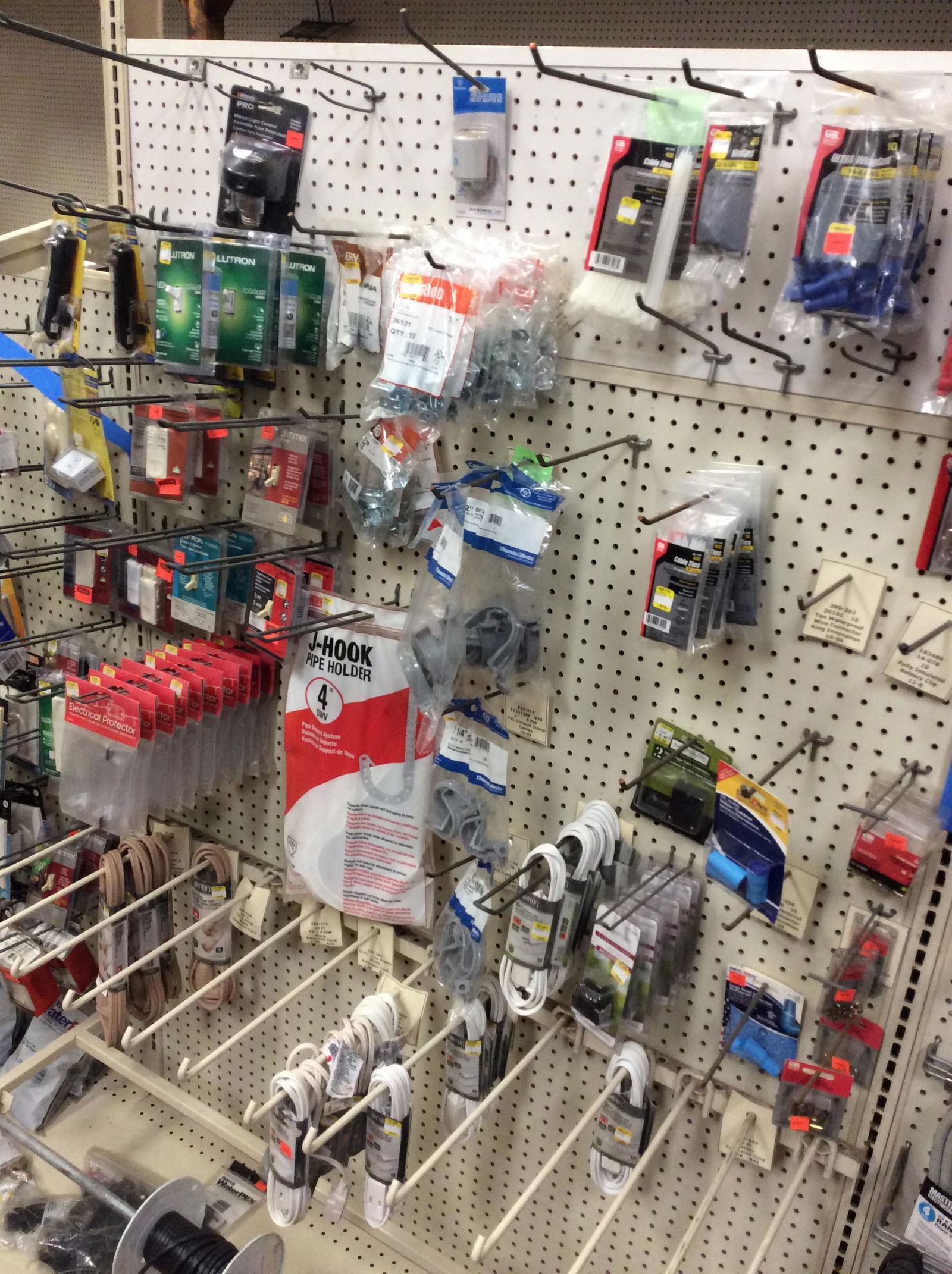 New Lutron light switches and dimmers, master electrical extension cords, Thomas & Betts clamps, and (1 of 1)