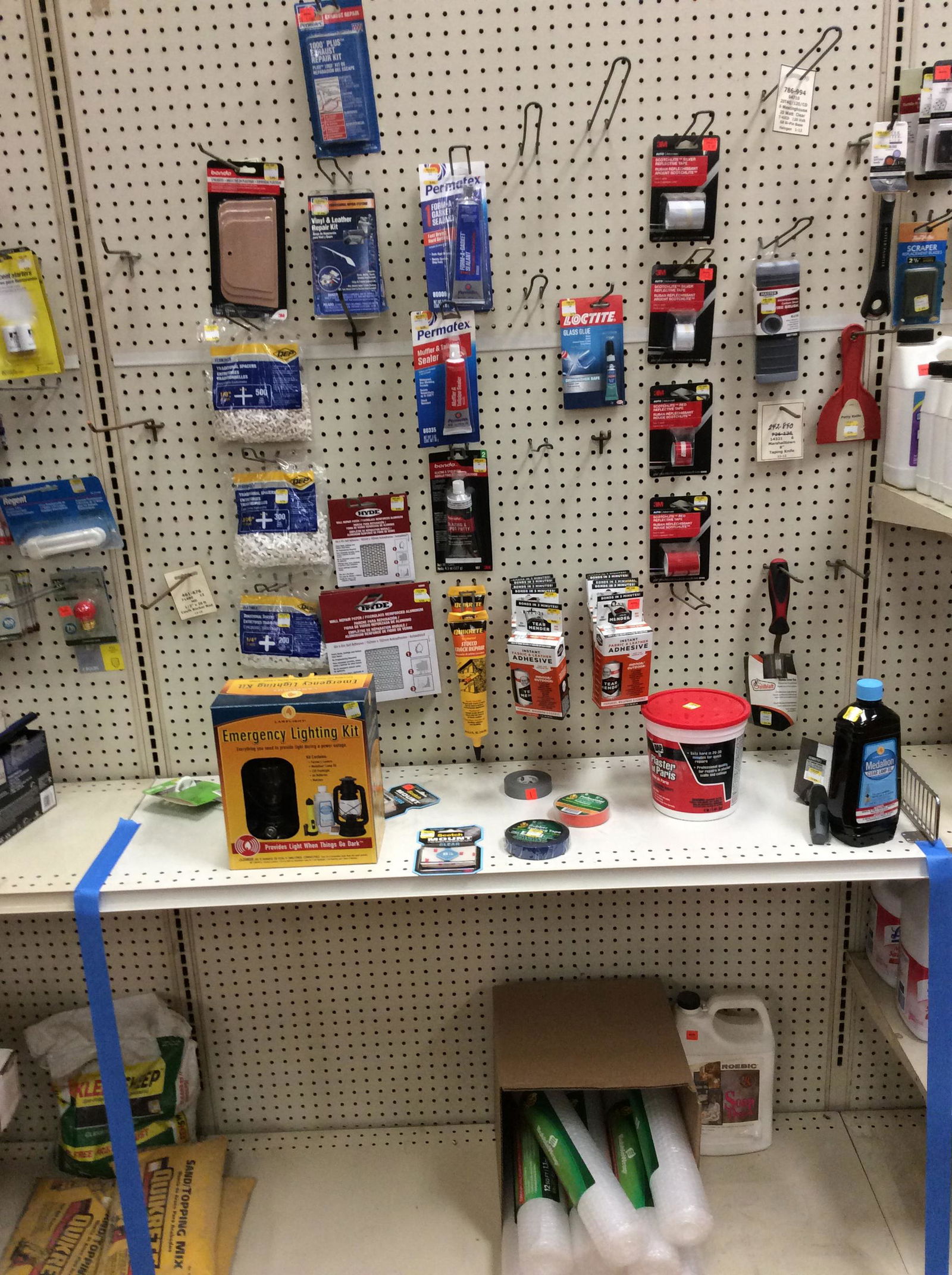 New hyde wall repair patches, lamplight emergency lighting kit, tear mender fabric and leather (1 of 1)