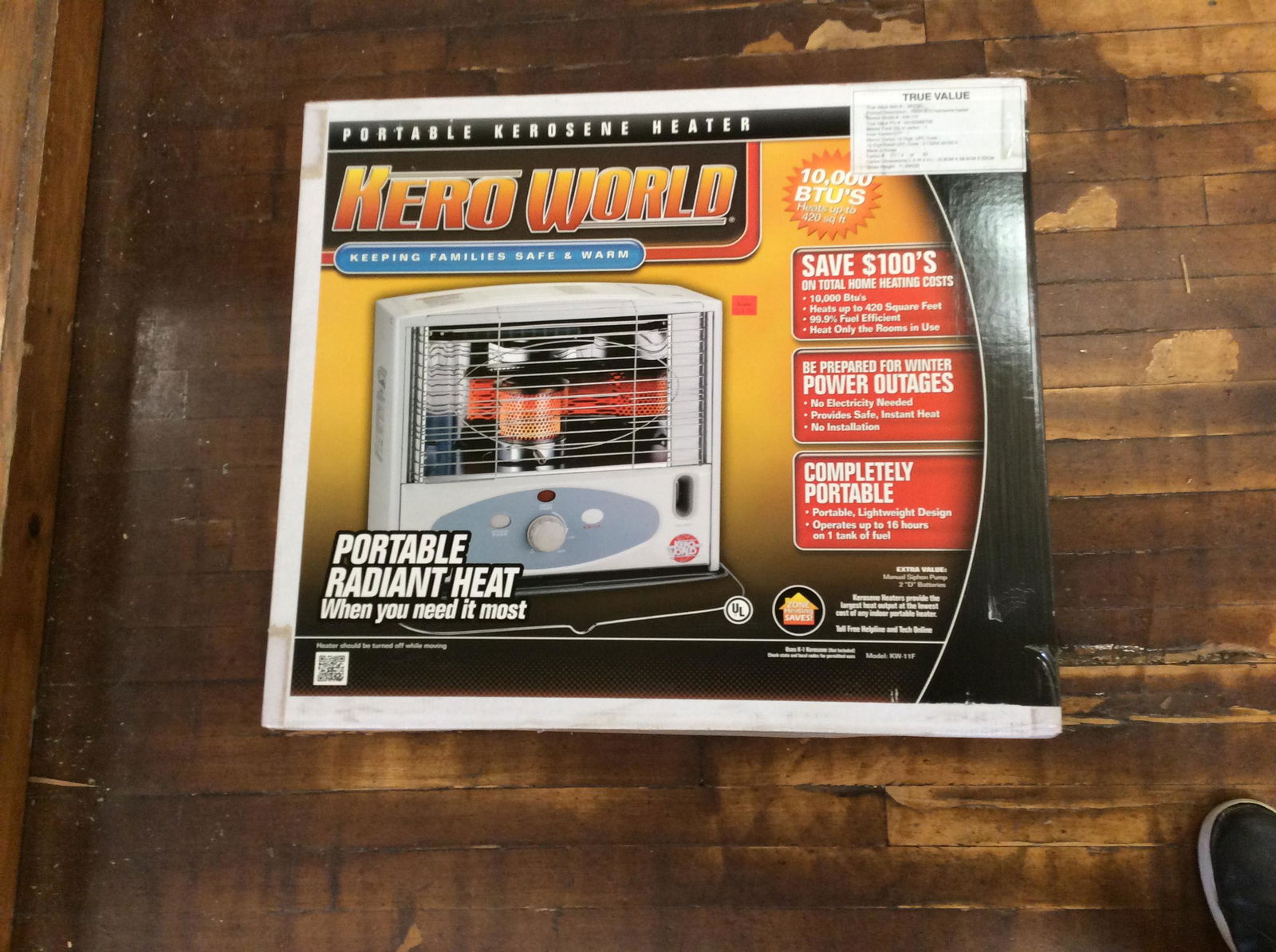 New Kero world portable kerosene heater heats up to 420 sq. ft. (1 of 1)