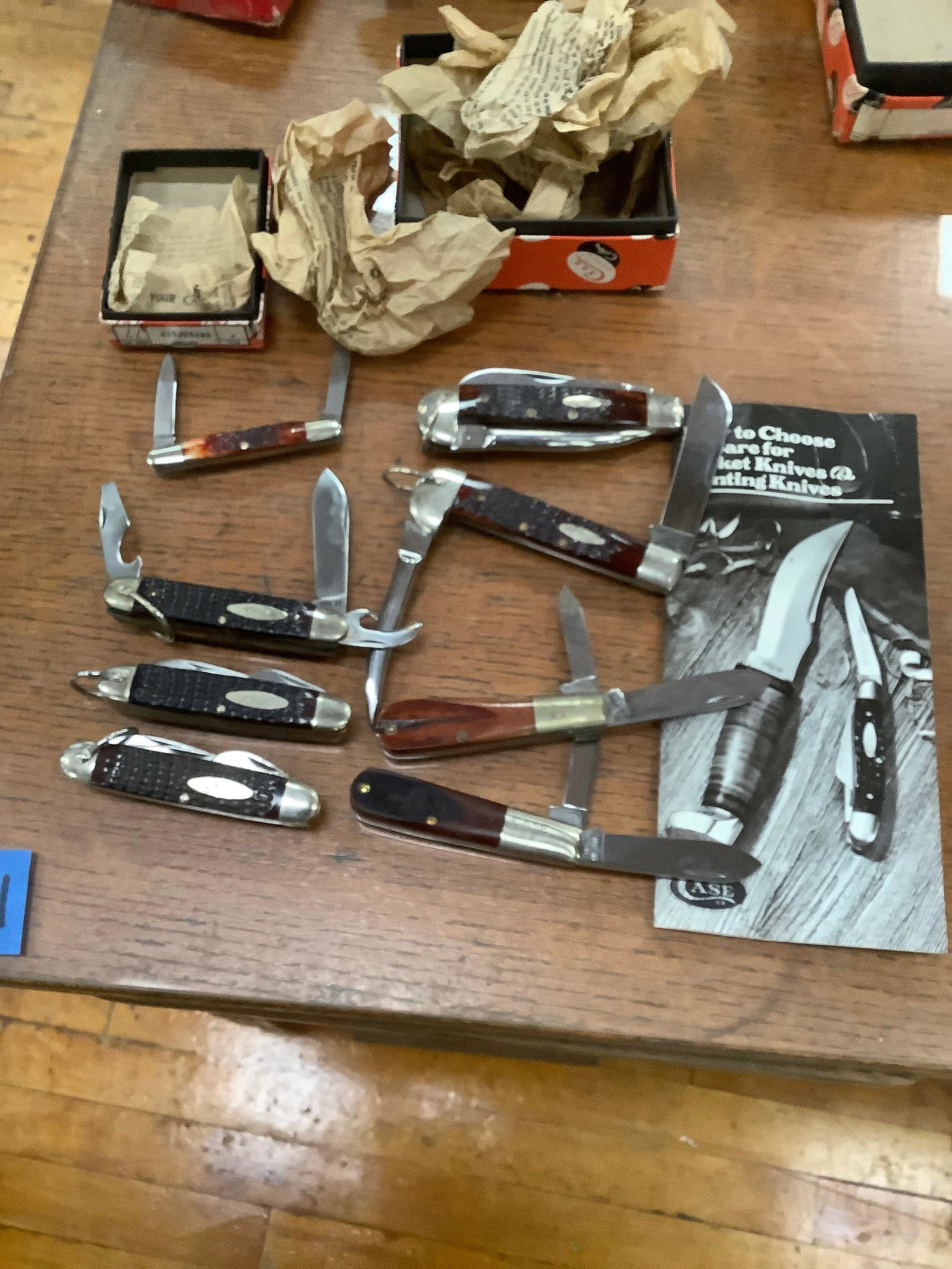 Vintage case nos pocket knives (1 of 1)