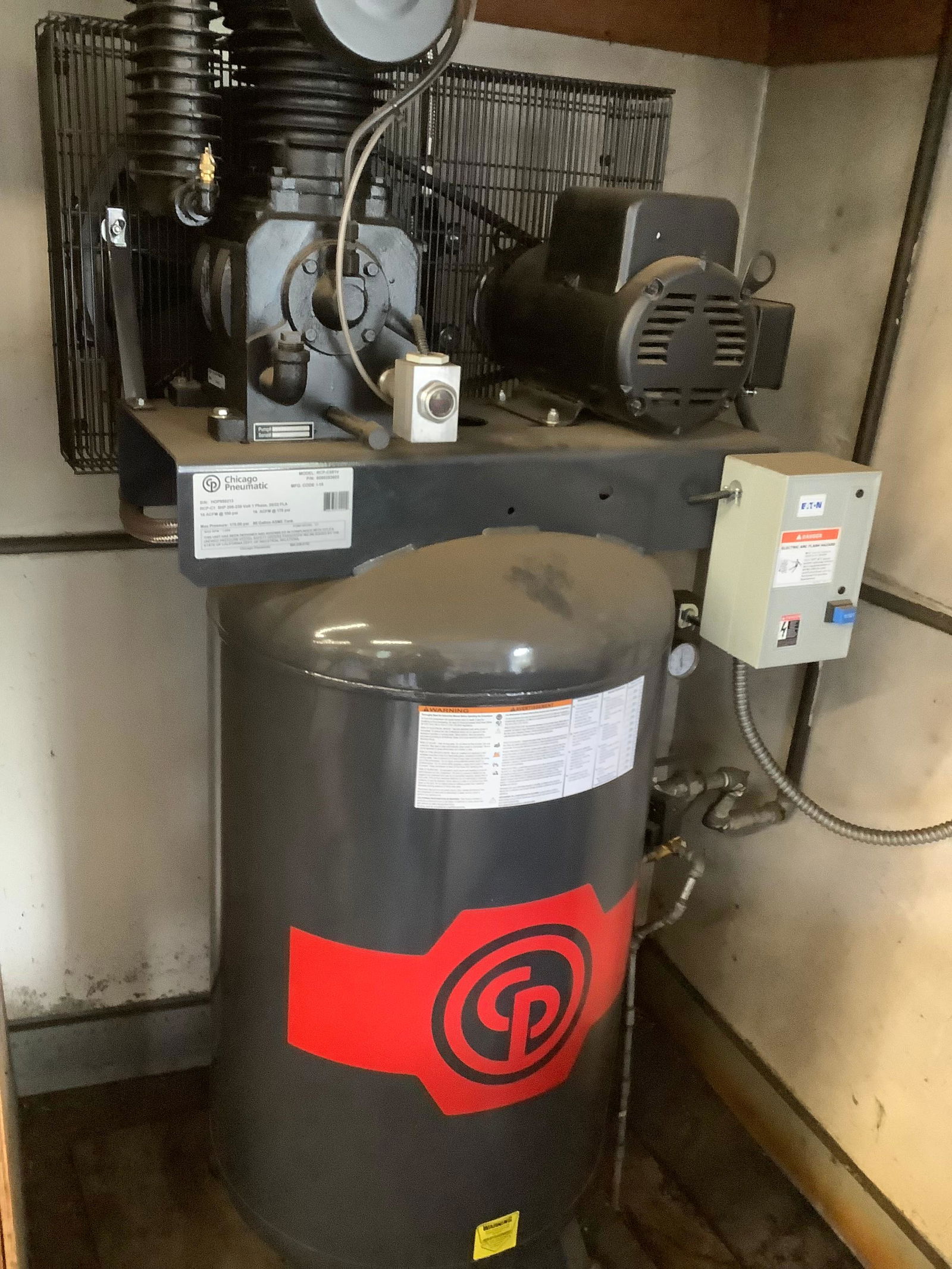 CP air compressor 5hp 220 volt - MUST BE PICKED UP ON 5/31 10 to 1 ONLY (1 of 1)