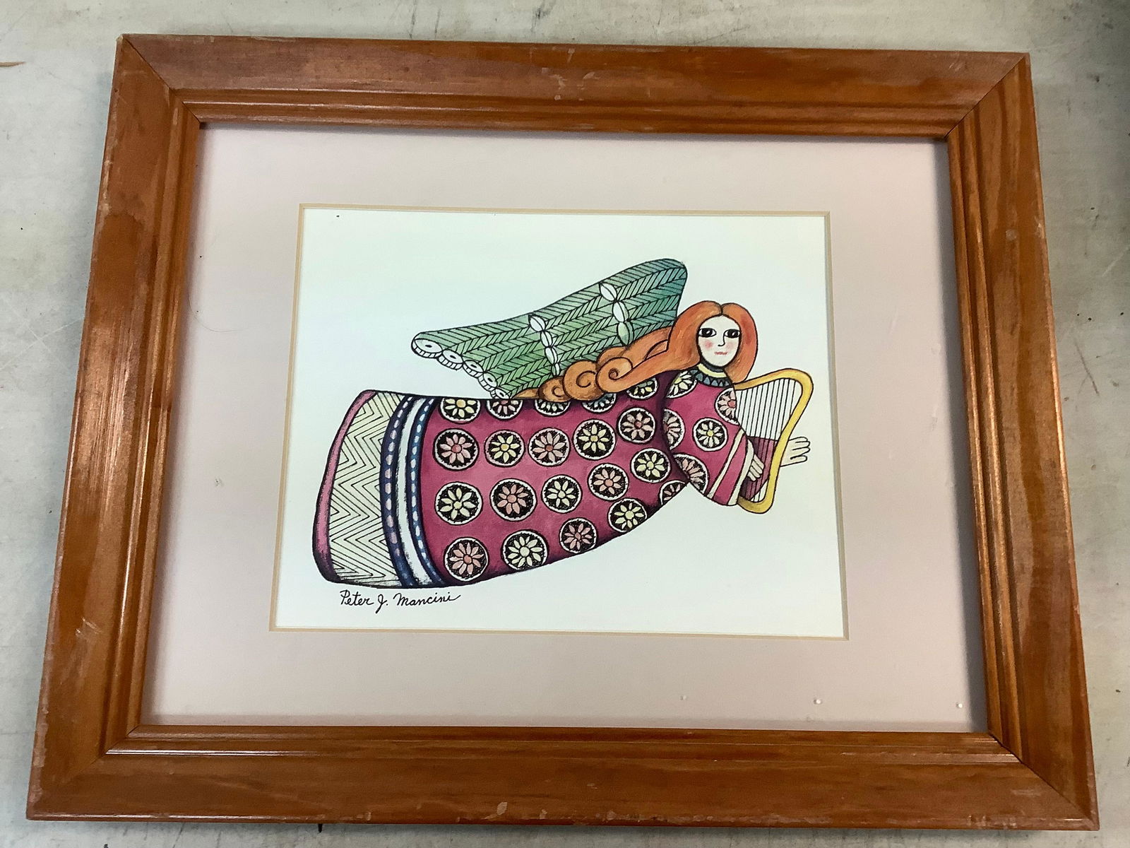 Framed Peter J. Mancini Picture 13x16.25 (1 of 1)