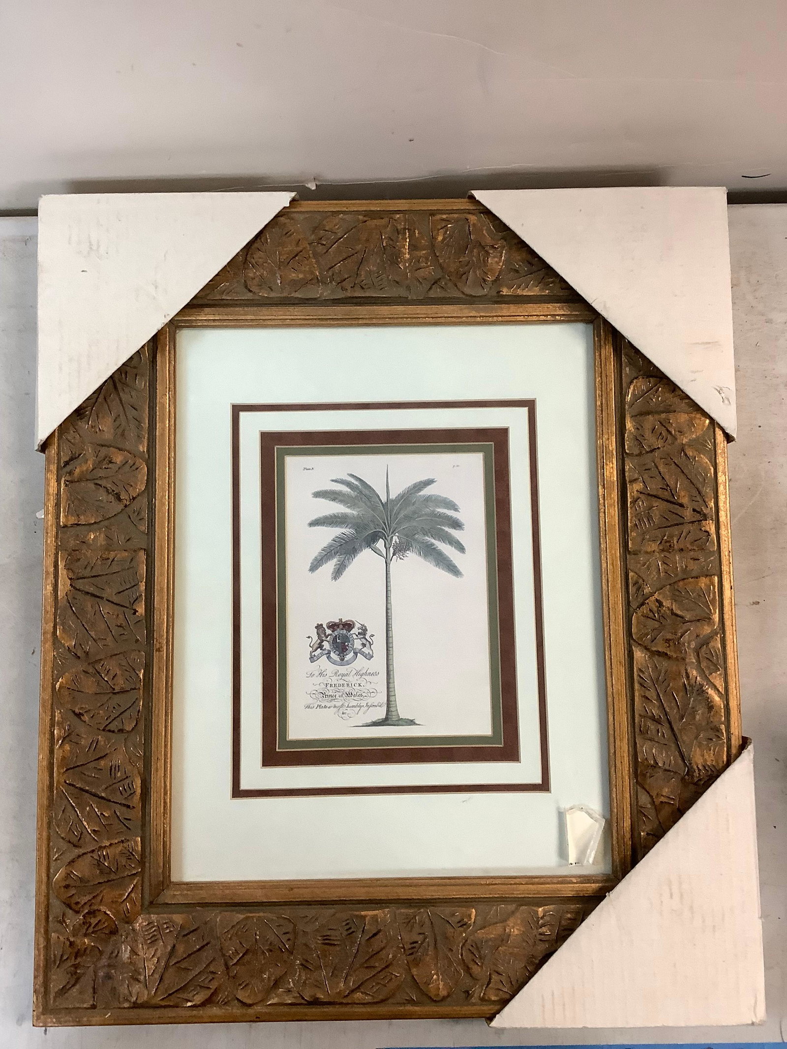 Framed and signed to his royal highness Frederick Prince of Wales picture 19.5''x16.5'': Framed and signed to his royal highness Frederick Prince of Wales picture 19.5''x16.5''