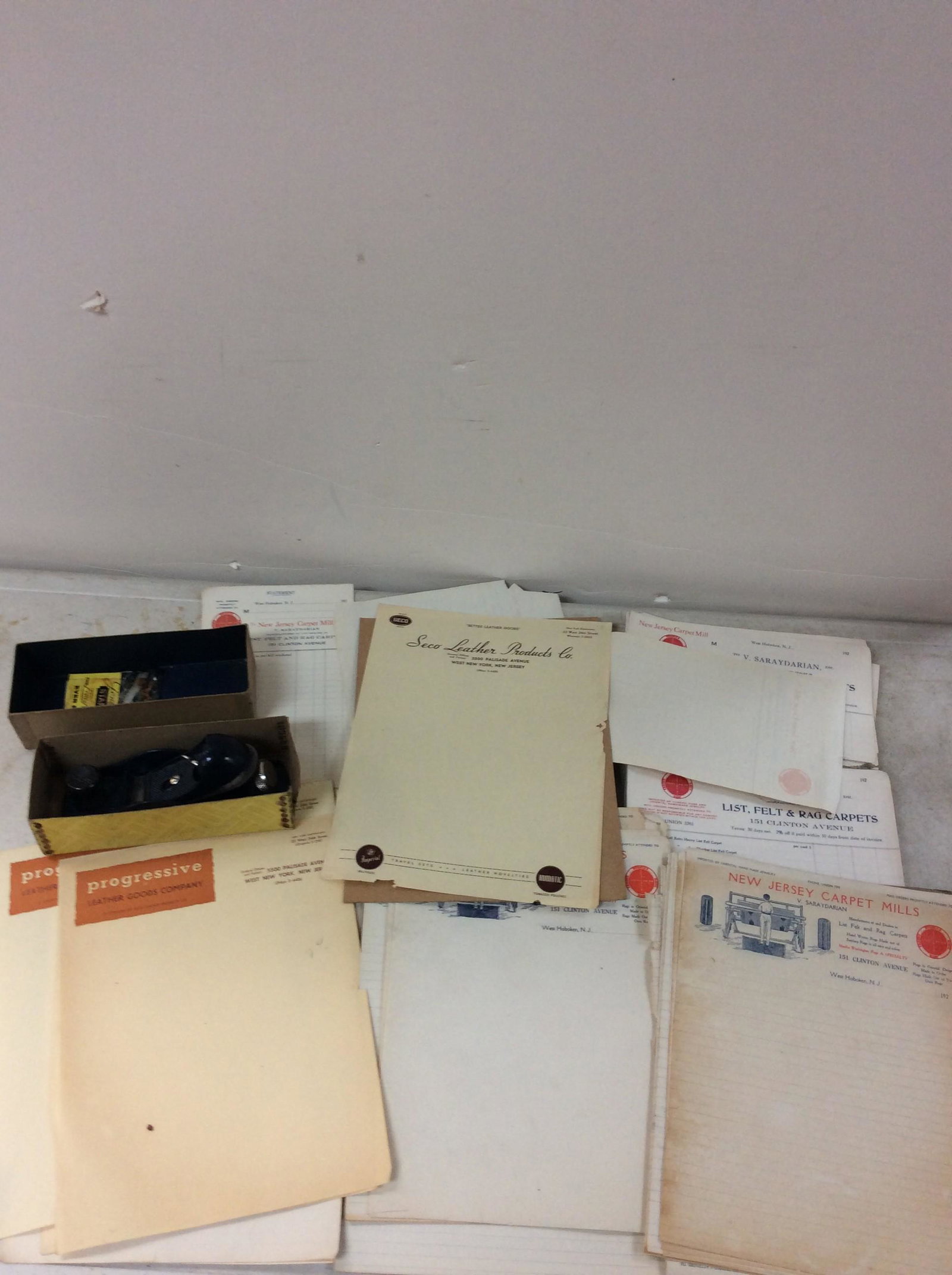 stanley blade (3â€™â€™ x 7â€™â€™) & NJ Carpet Mill + Seco Leather Documents: stanley blade (3â€™â€™ x 7â€™â€™) & NJ Carpet Mill + Seco Leather Documents