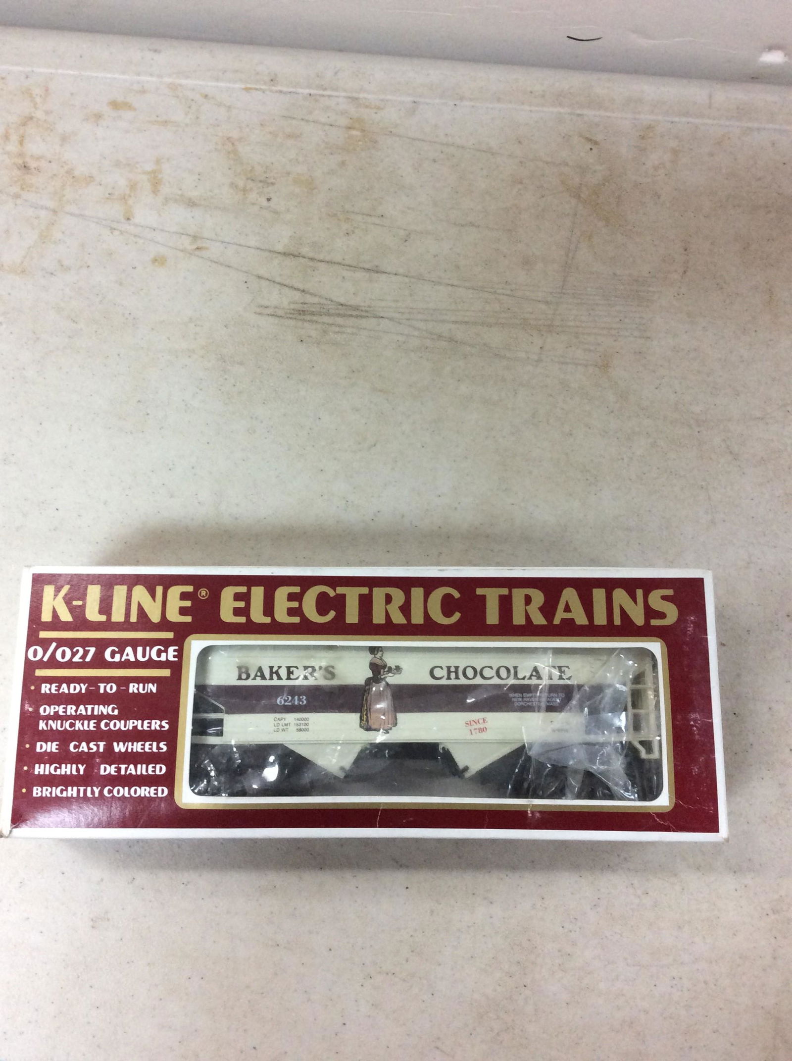 K-line electric trains bakers chocolate model (0/27 gauge) (1 of 1)
