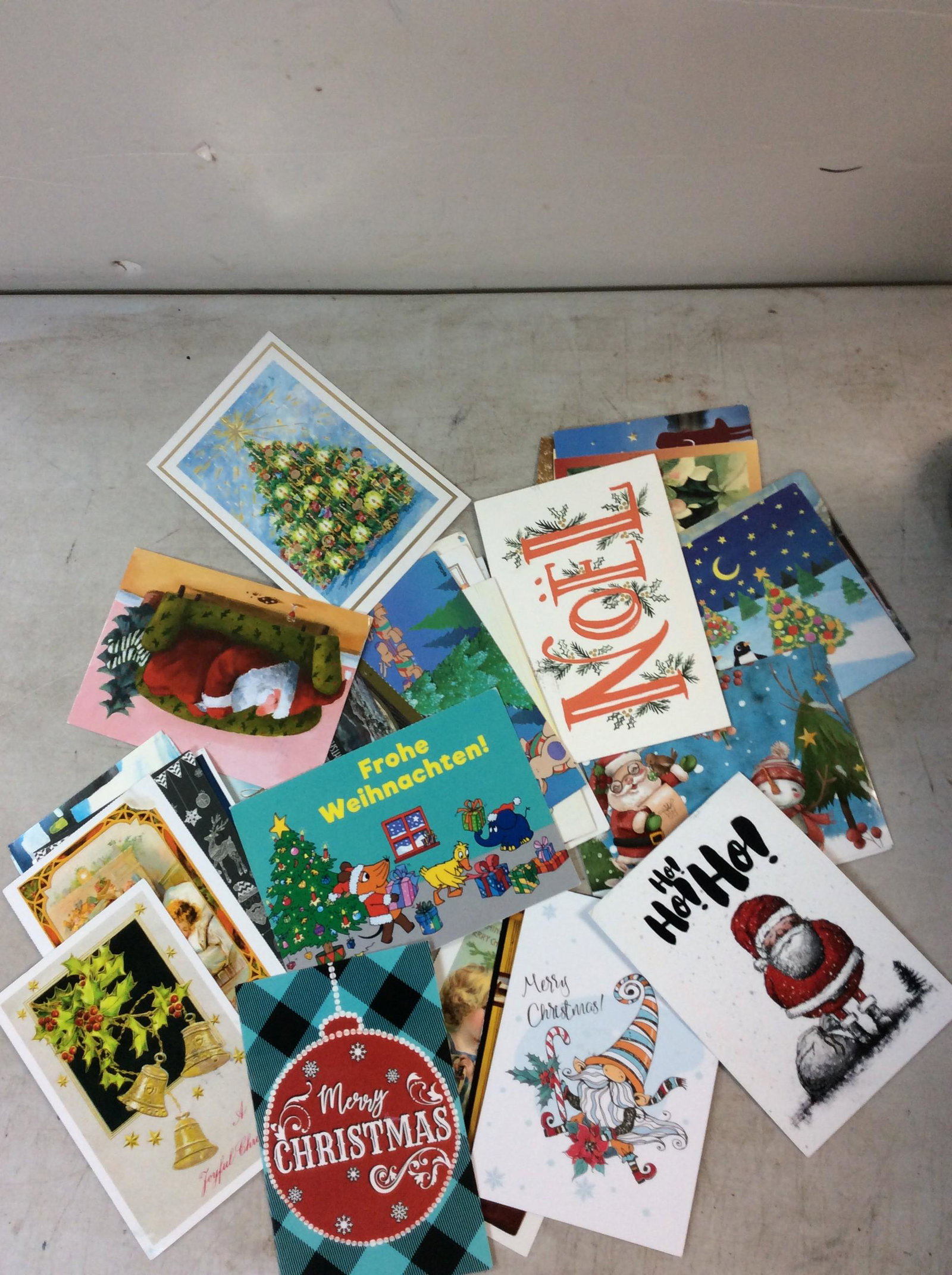 35 Christmas postcards from around the world (Germany, Japan, etc.) (1 of 1)