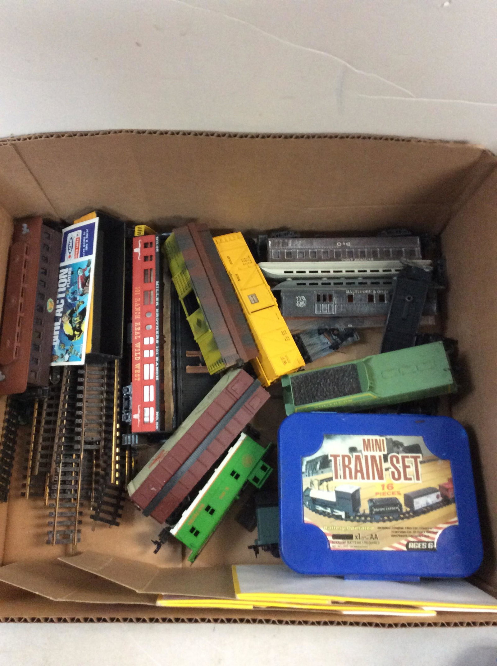 Lot of train models, railroads and mini train set (1 of 1)