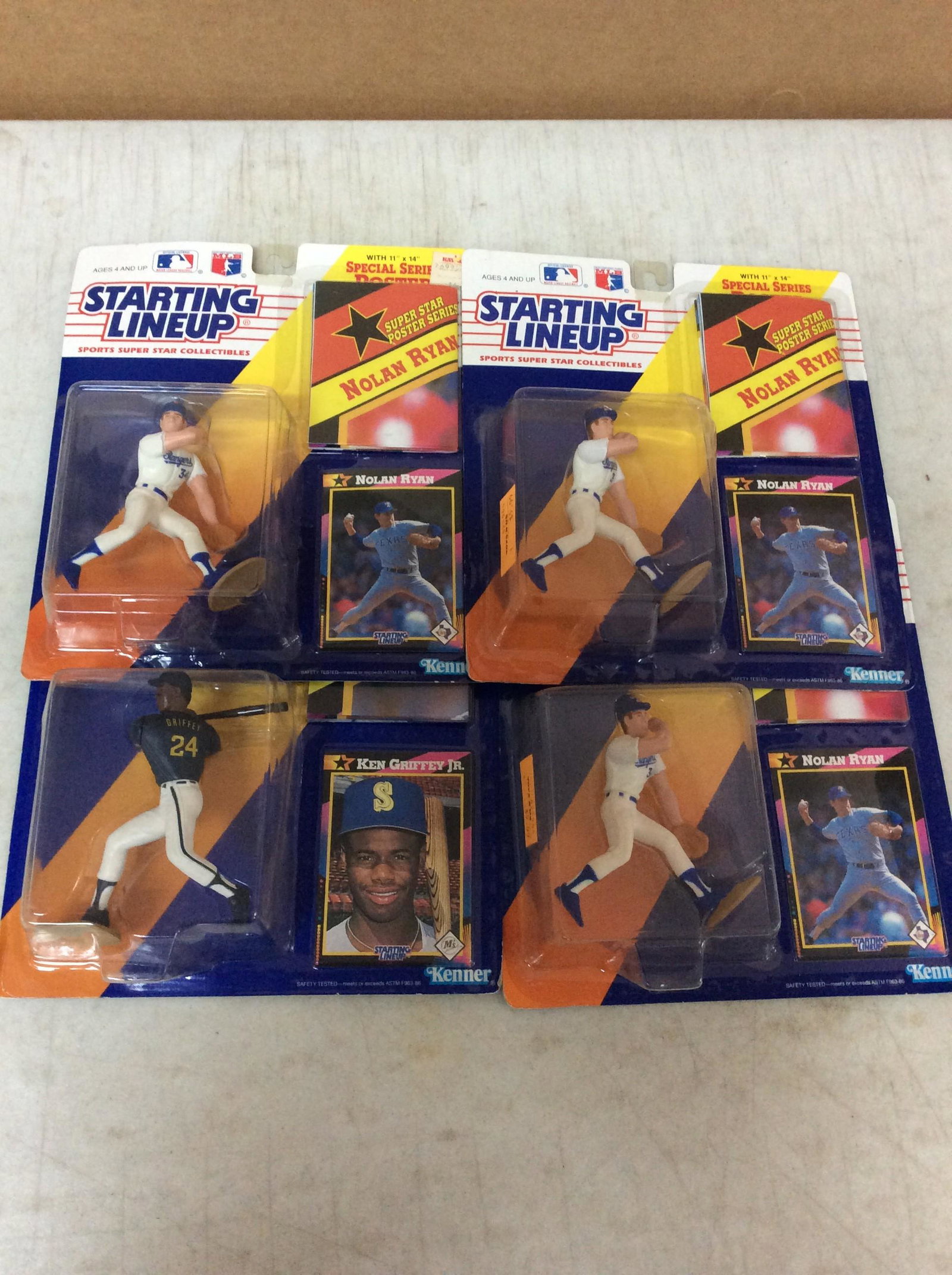 Lot of Starting lineup action figures and playing cards (1 of 1)
