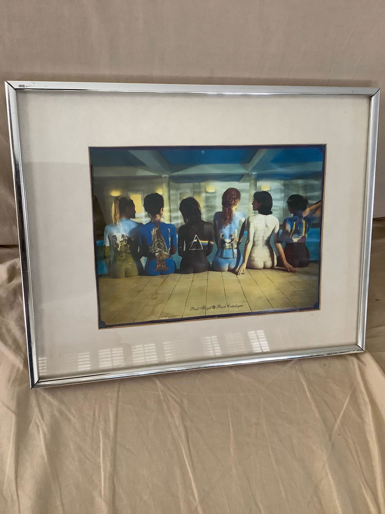 Pink floyd back catalogue print framed 14.5''x11'' (1 of 1)