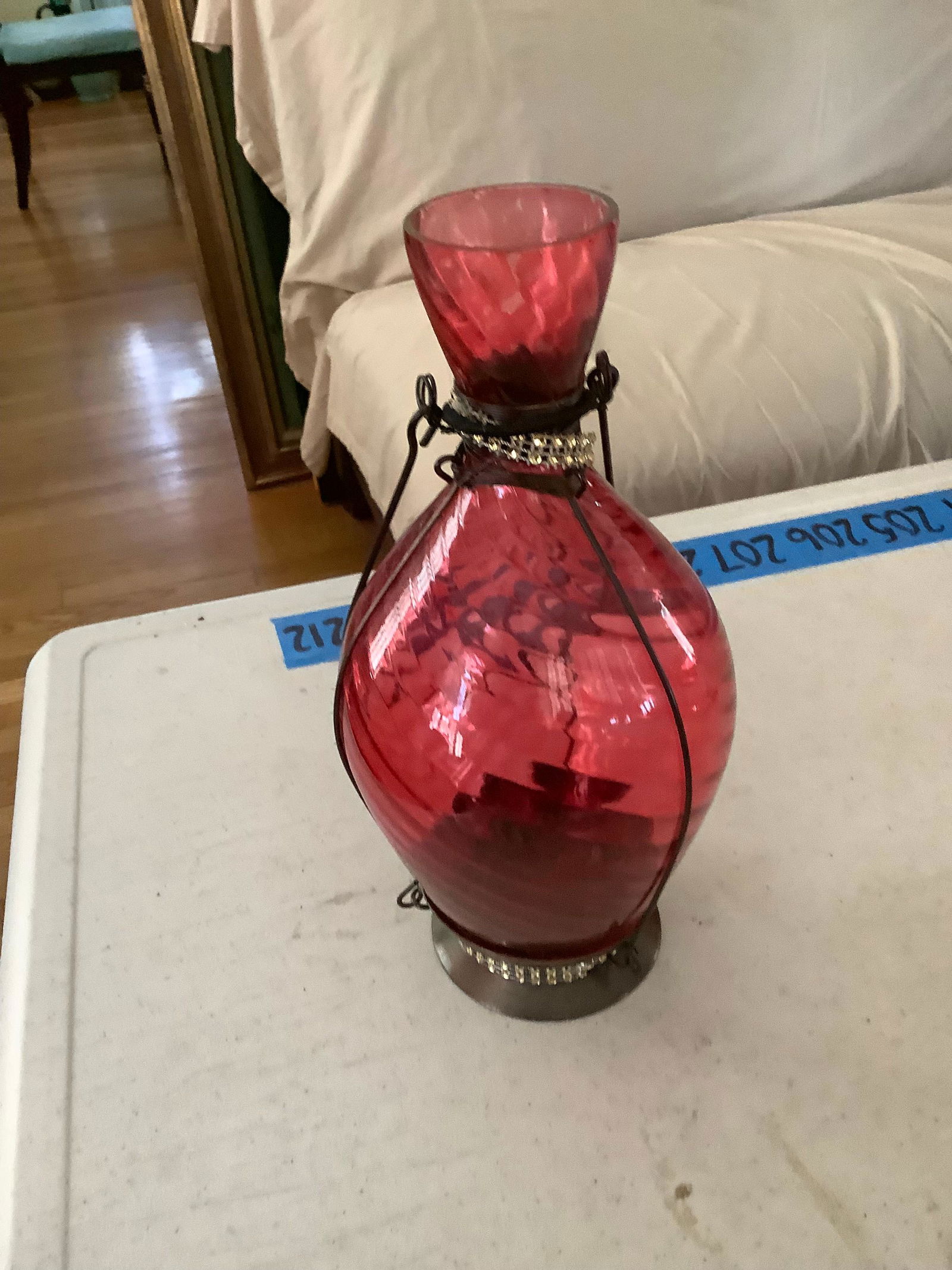 Ceramic water pitcher 13''tall (1 of 1)