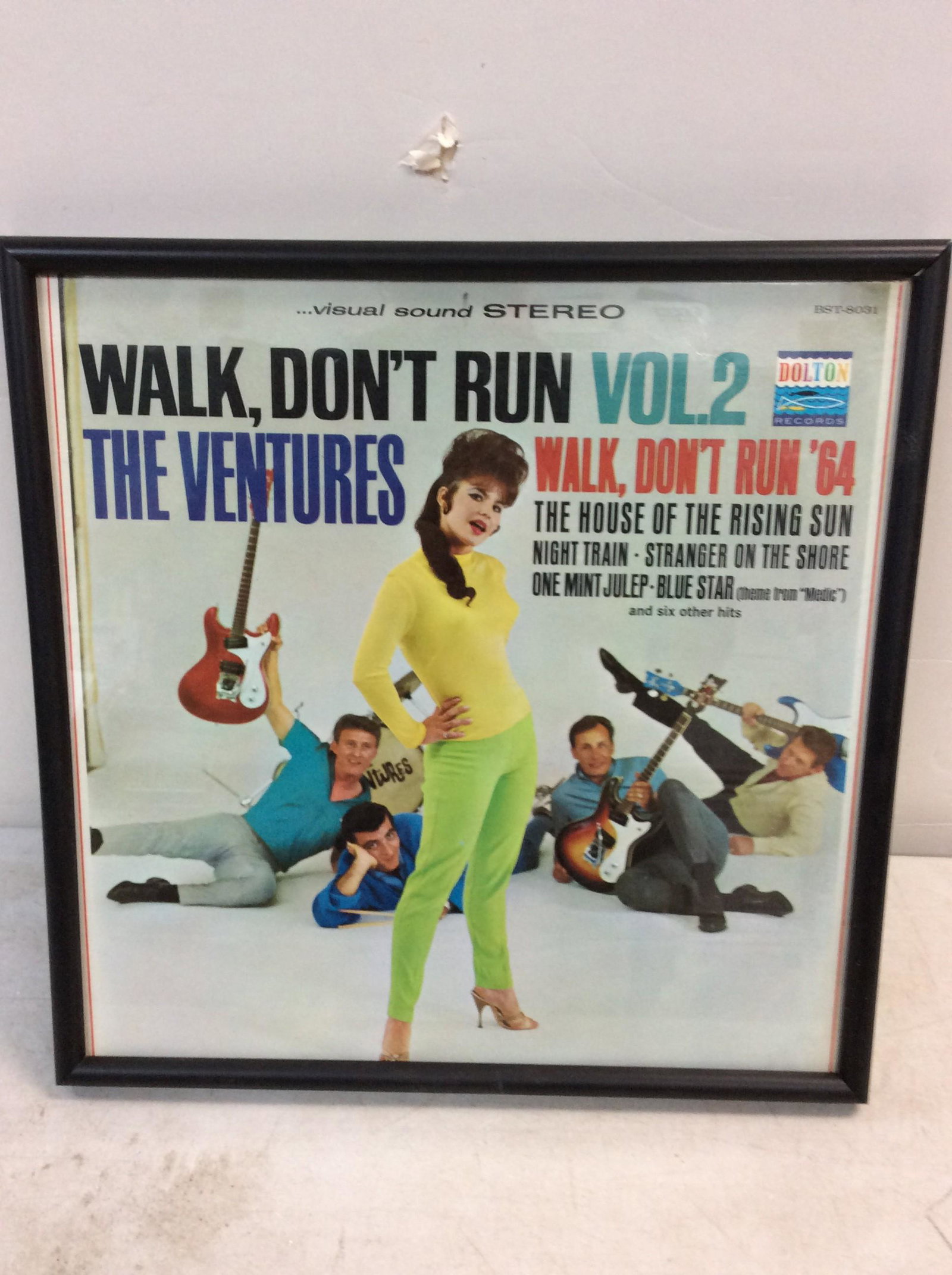 Dolton â€œWalk, Donâ€™t runâ€ framed 13x13in (1 of 1)