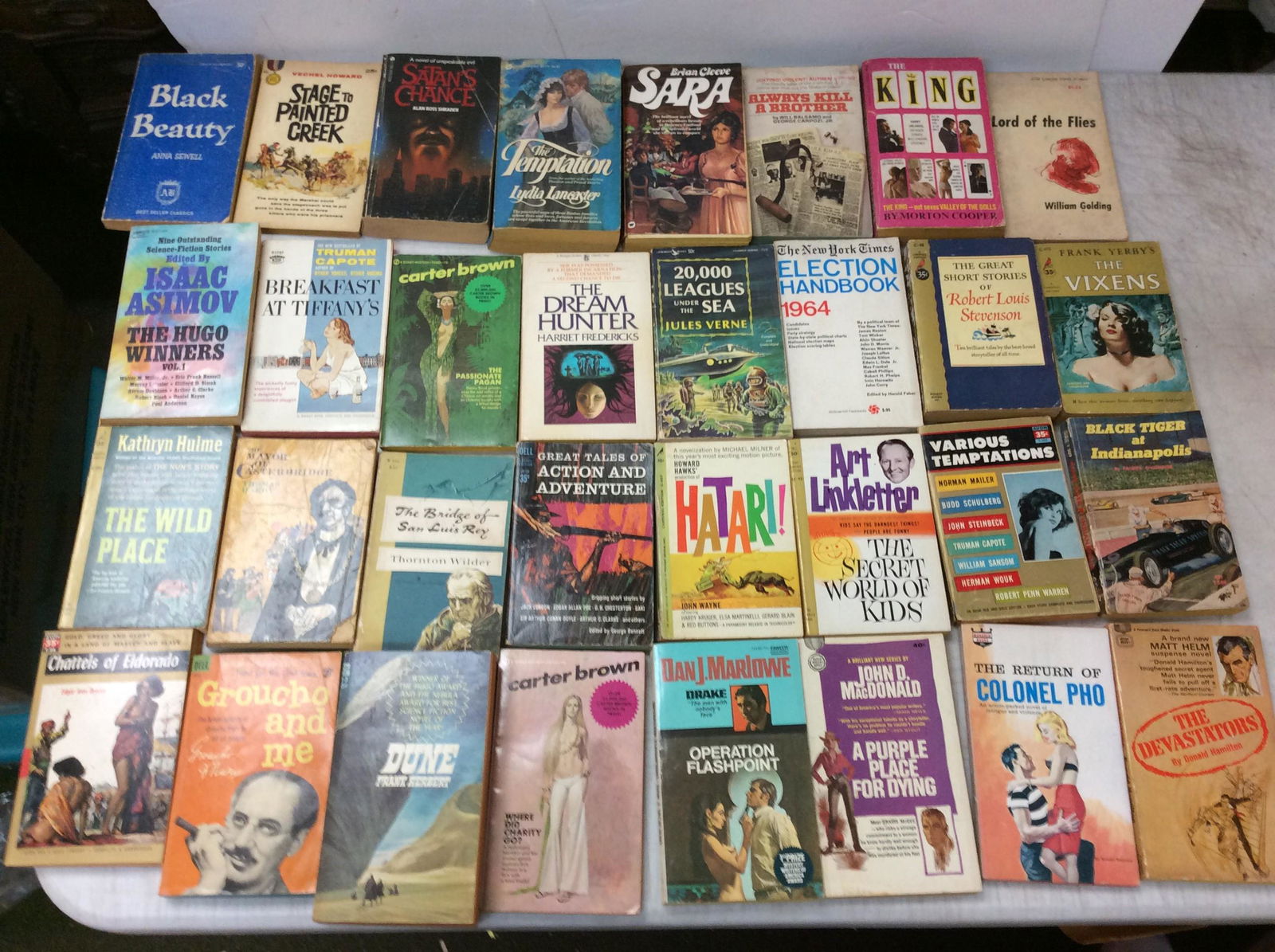 Lot of various vintage books(the king by morton cooper,dune by frank herbert, the passionate pagan (1 of 1)