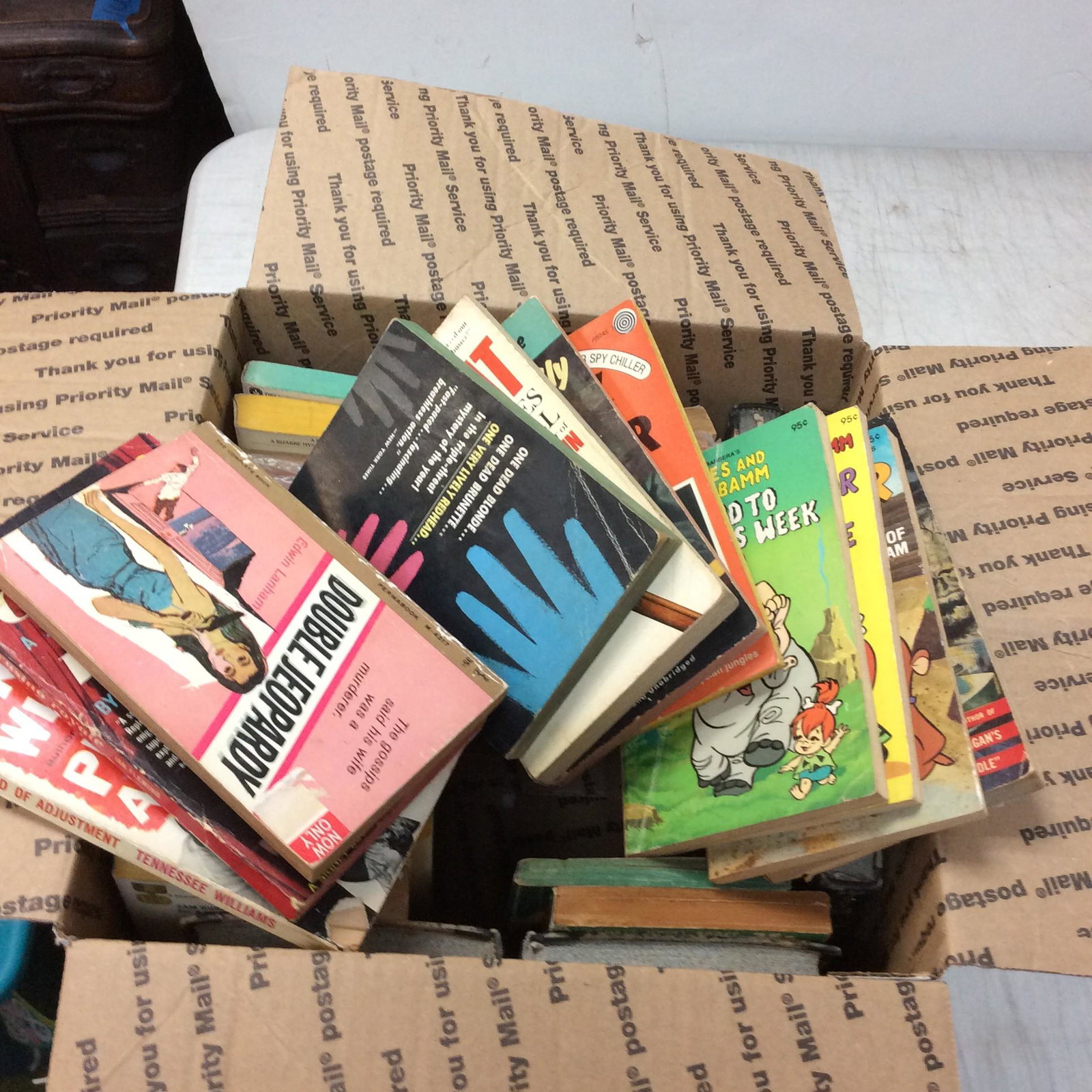 Lot of vintage books(casino royale by ian fleming, angola by don smith, the man with the golden gun,: Lot of vintage books(casino royale by ian fleming, angola by don smith, the man with the golden gun, and more)