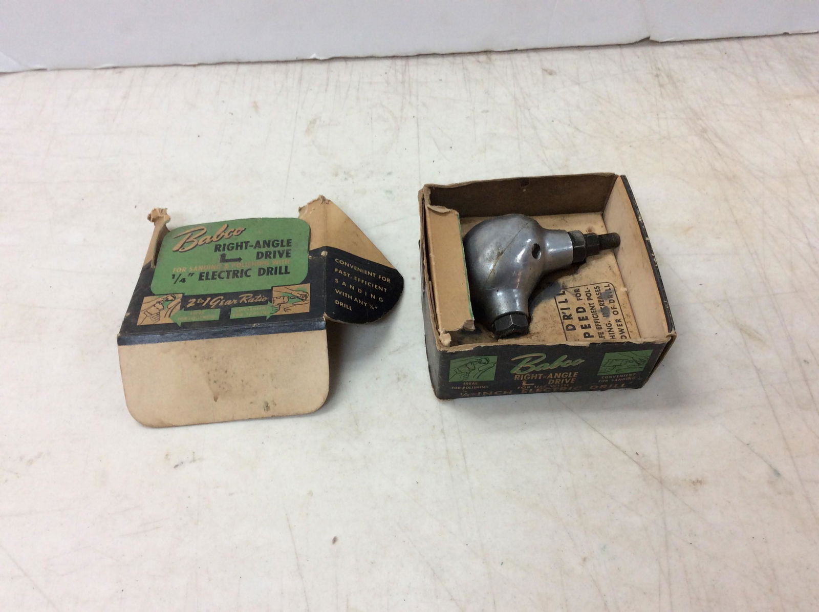 Vintage babco right angle drive for 1/4in. Electric drill (1 of 1)