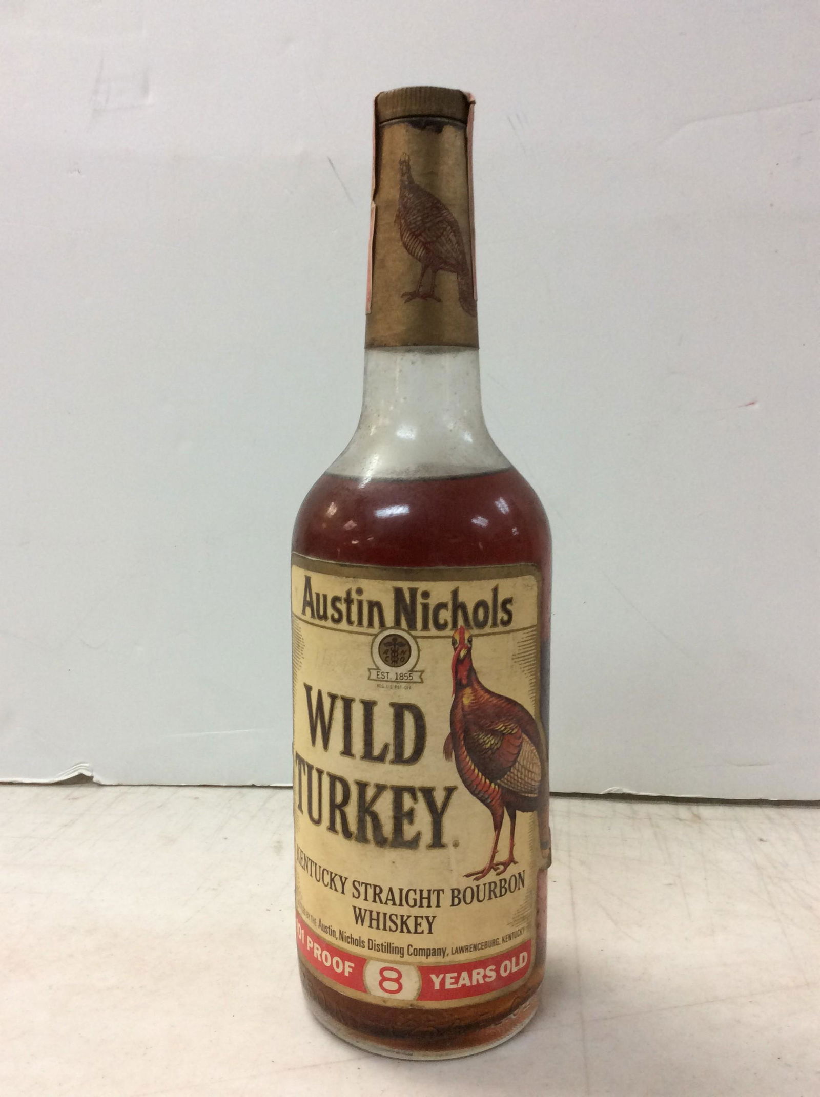 Est.1855 Austin Nichols Wild Turkey Kentucky straight bourbon whiskey 101 proof 750ml (1 of 1)