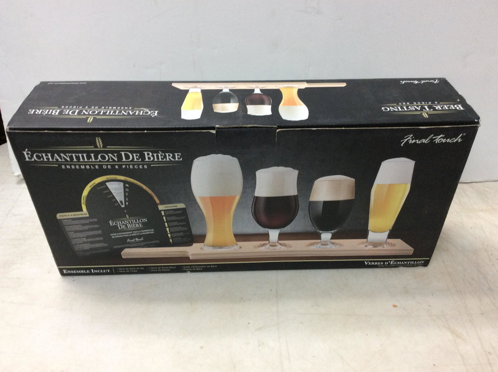 Enchantillon de biere 6 piece beer tasting set: Enchantillon de biere 6 piece beer tasting set