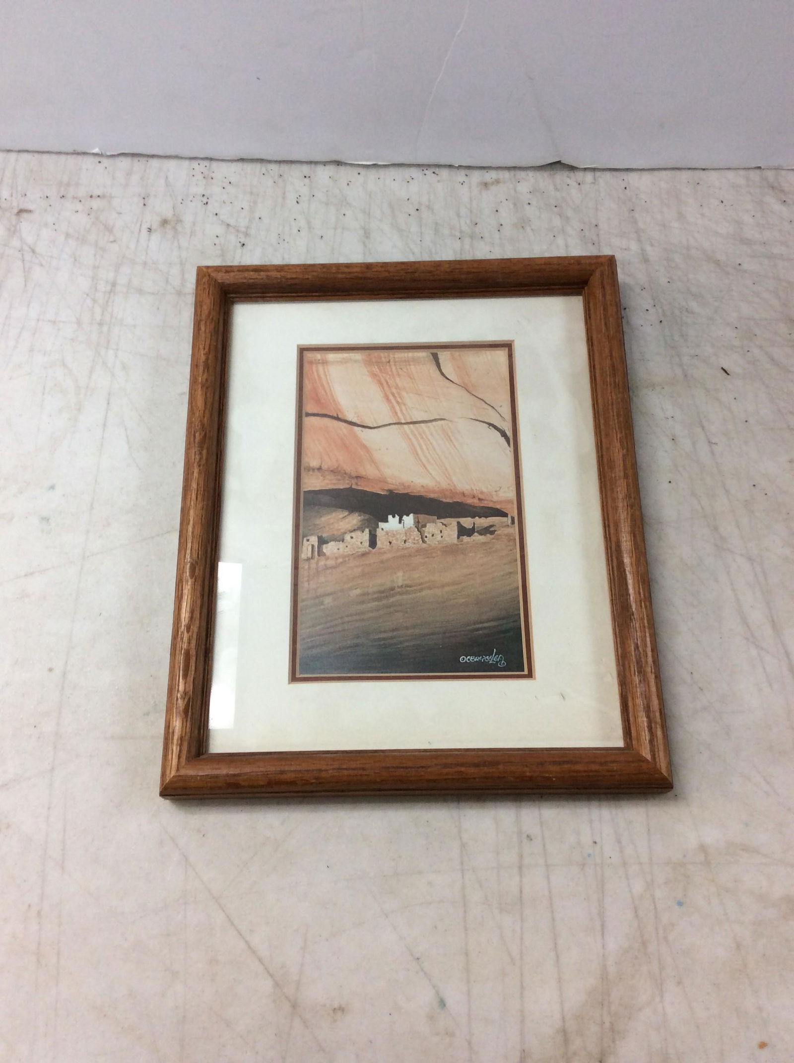 Clifford Brycelea signed and framed artwork 11in.x9in. (1 of 1)