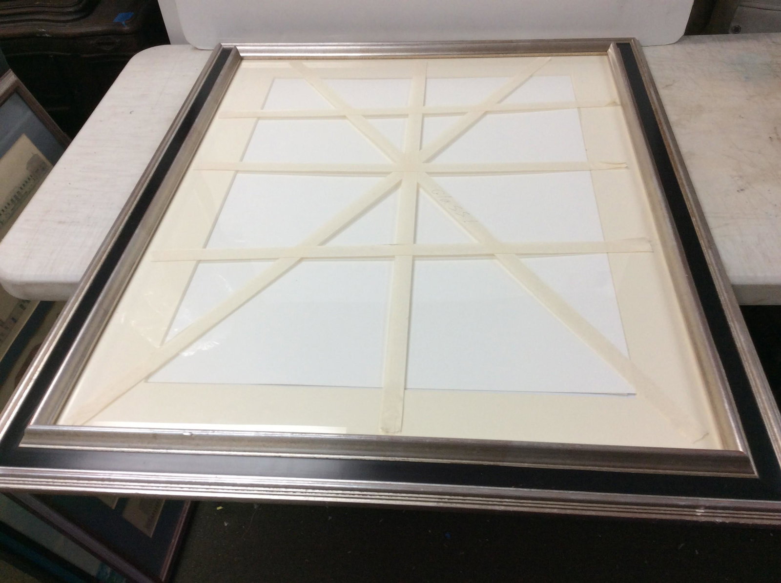 Glass frame about 41in.x34in.: Glass frame about 41in.x34in.